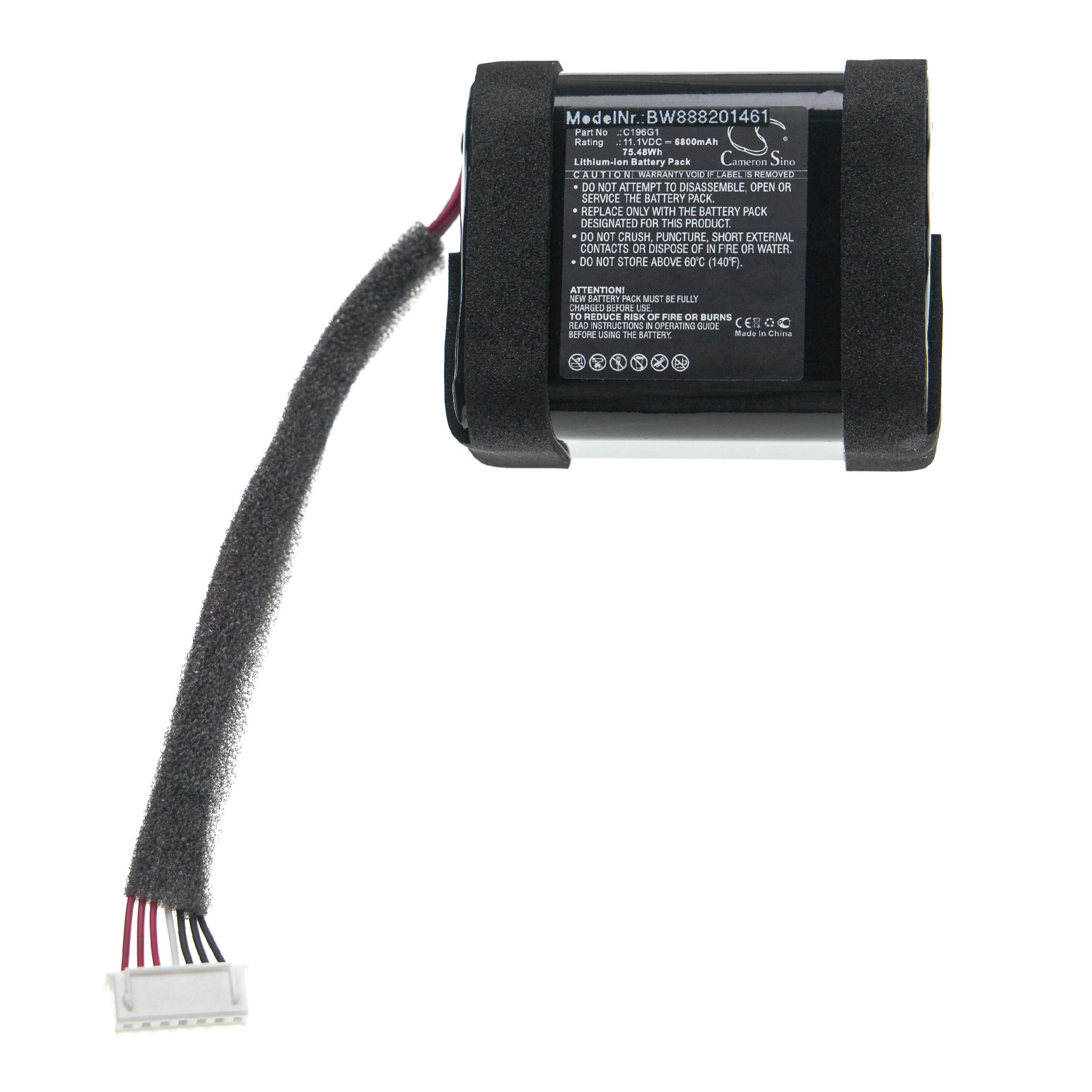 Akumulator do głośnika Marshall zamiennik Marshall C196G1 - Li-Ion 6800mAh