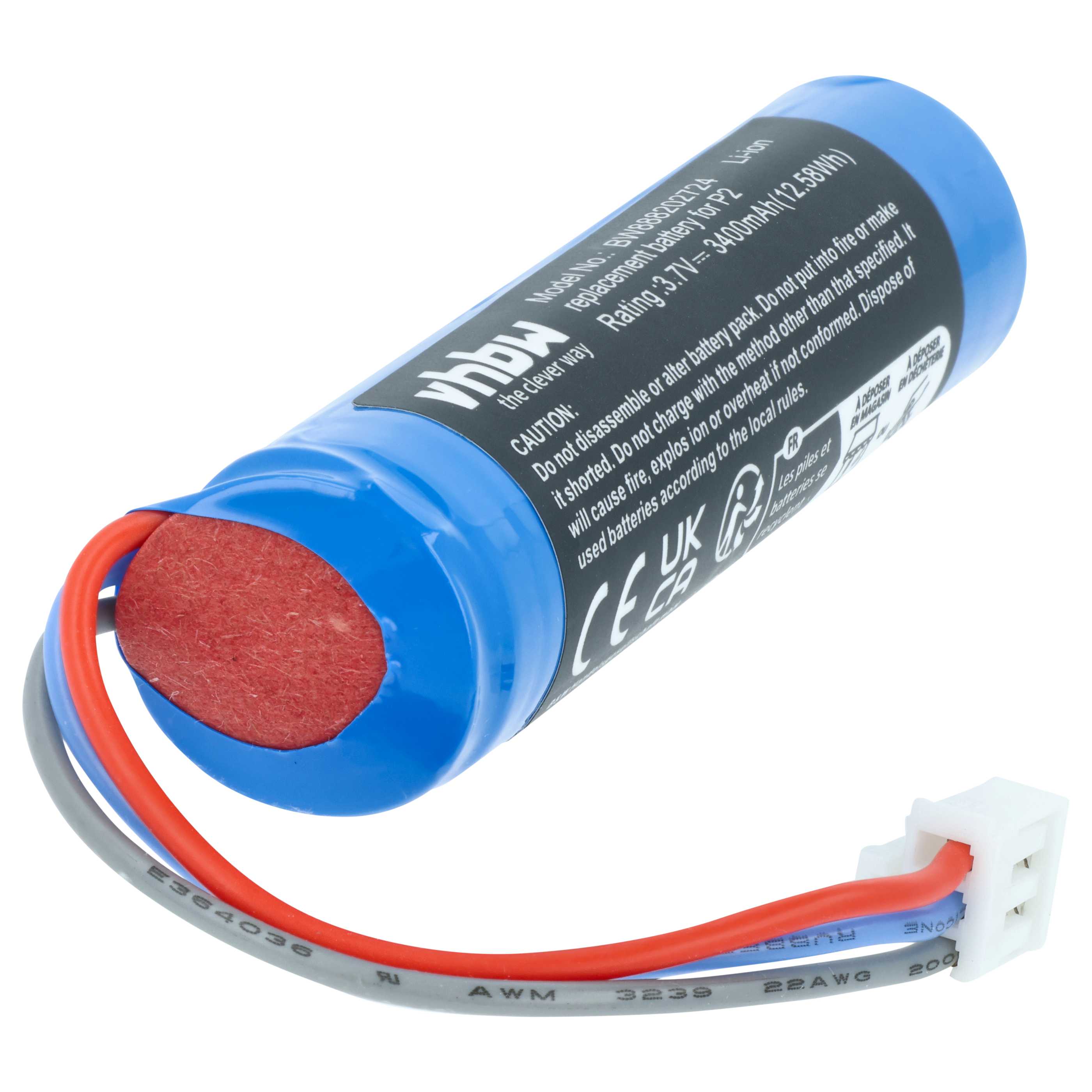 Batterie remplace Parrot MCBAT00014 pour manette de drone Parrot - 3400mAh 3,7V Li-ion