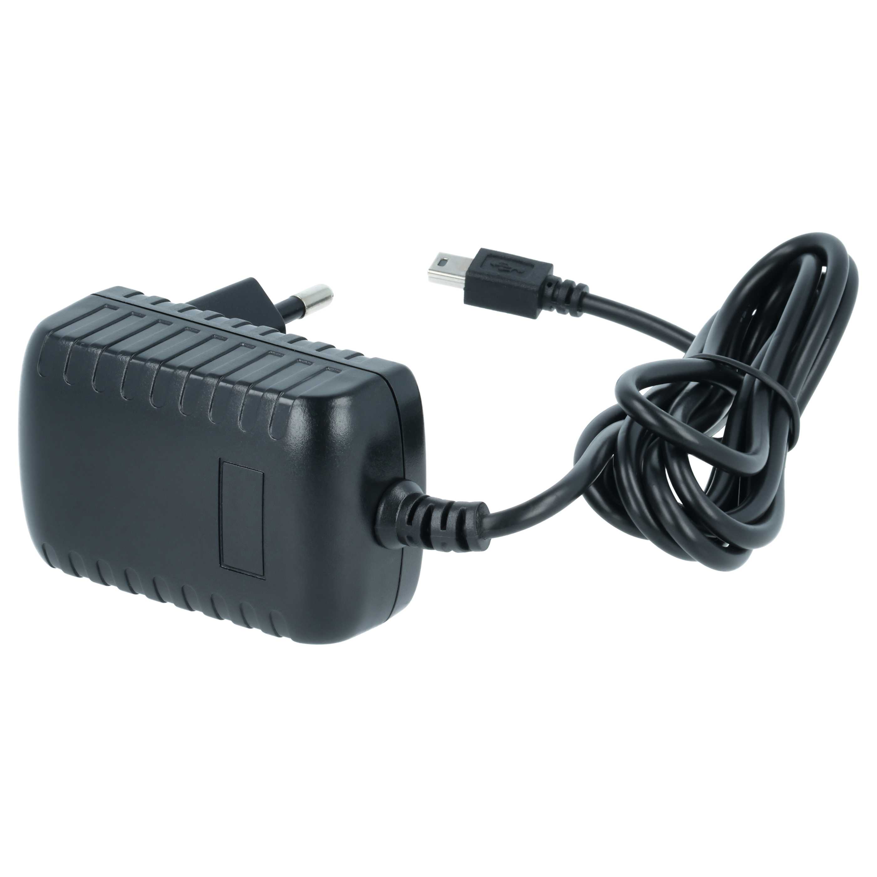 Mini USB Charger suitable for Mitac Mio, Asus, Creative, E-Ten Electric Devices etc. - 1.0 A / 5 V