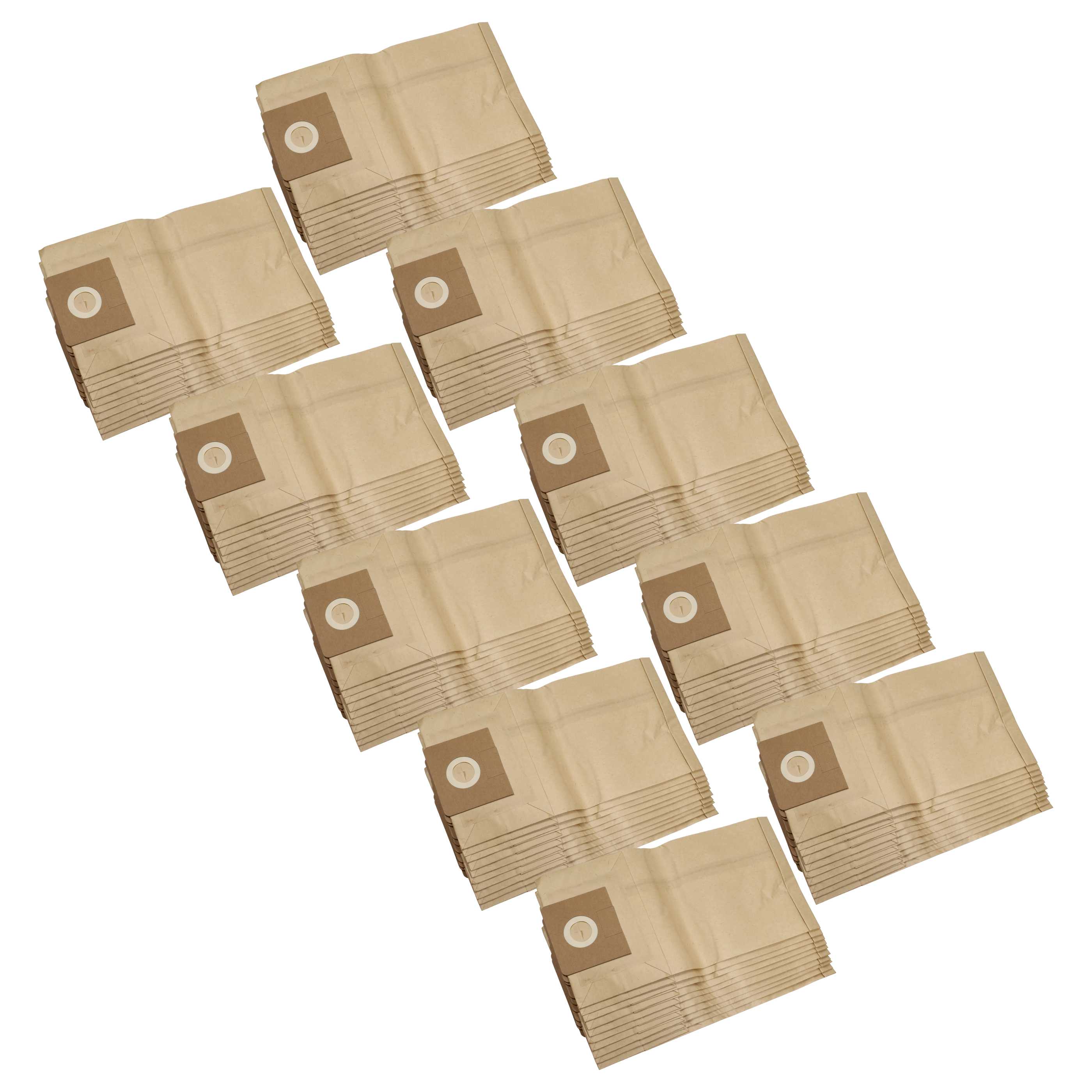 100x Sac pour aspirateur Flex S 36, Kärcher 3500 E, NT 351 Eco, NT 361 - papier