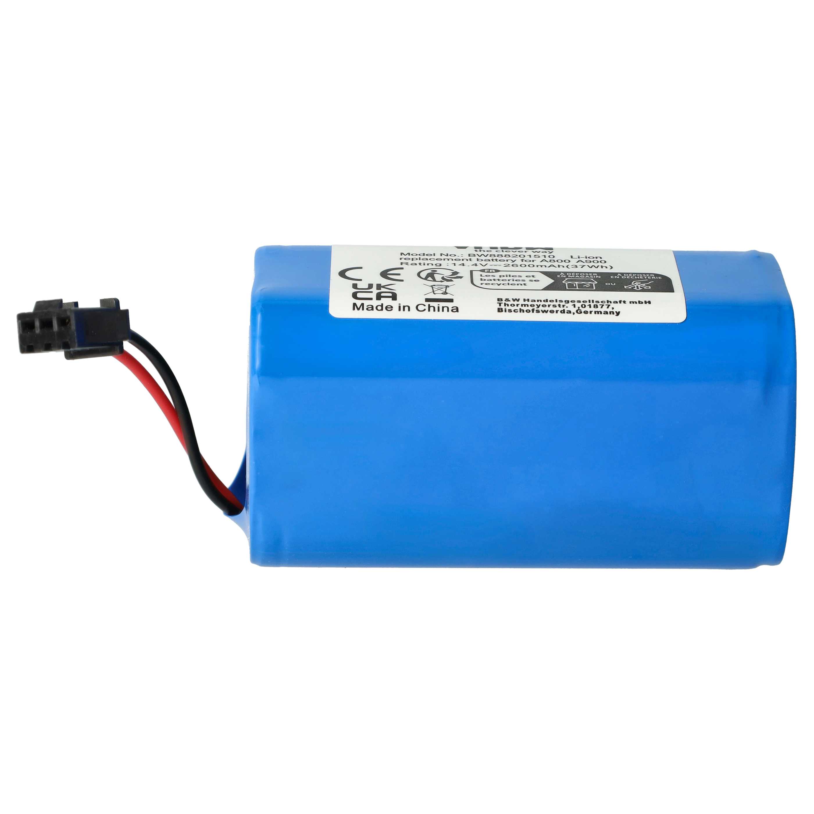 Battery Replacement for Cecotec CONG1002 for - 2600mAh, 14.8V, Li-Ion