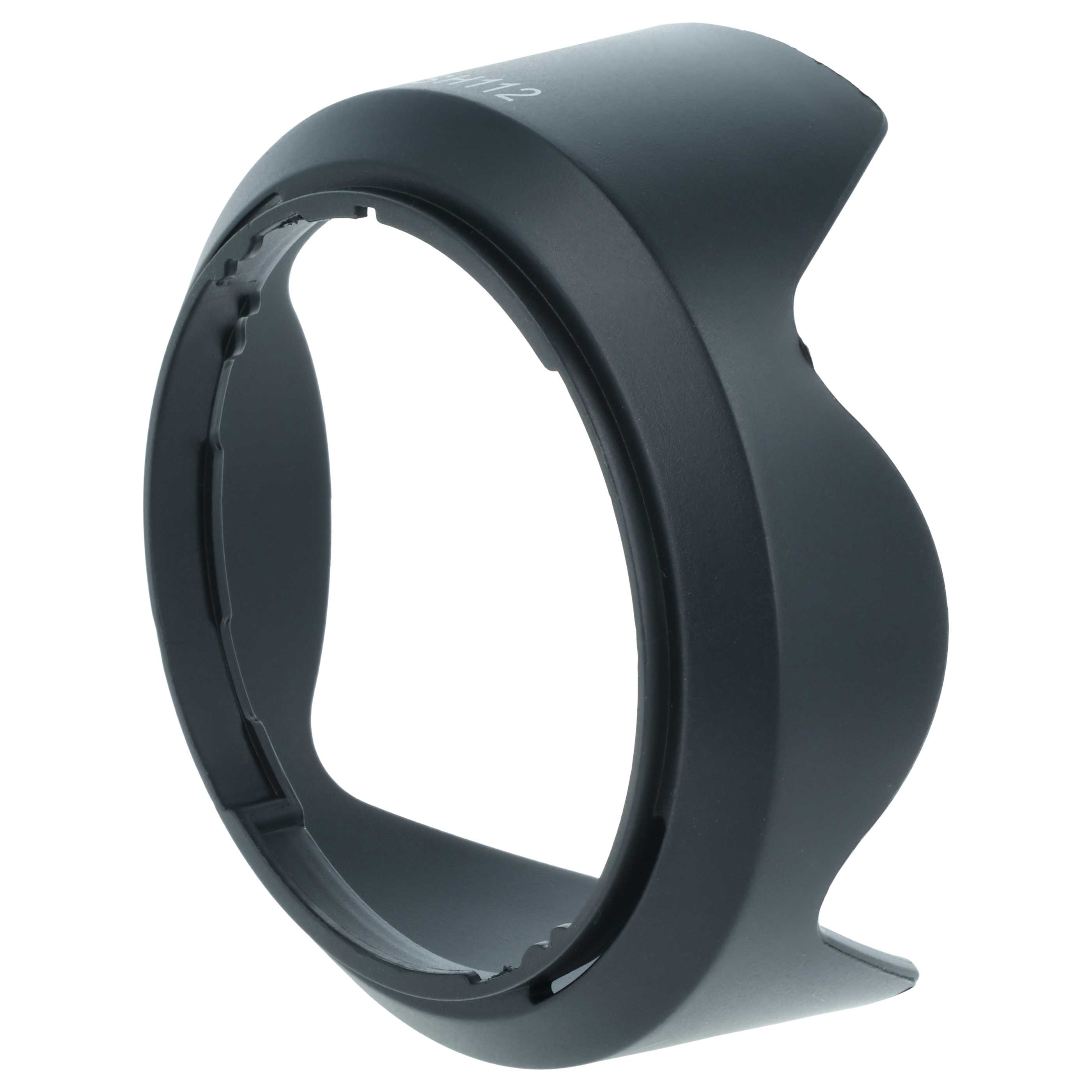 Lens Hood replaces Sony ALC-SH112 for Sony Lens with 49 mm Diameter, plastic, black