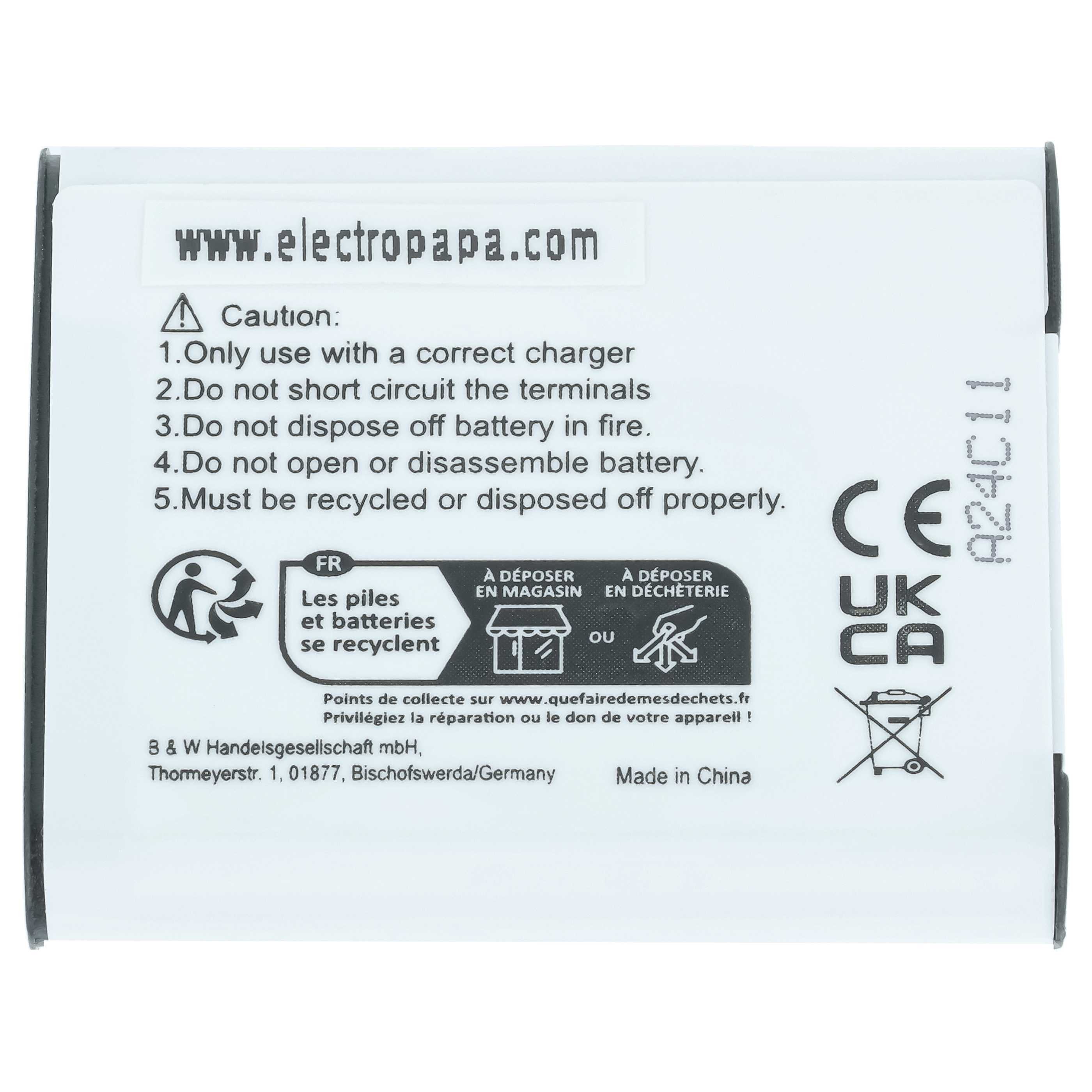 Akumulator do aparatu cyfrowego zamiennik Olympus Li-92B, Li-90B - 1050 mAh 3,7 V Li-Ion