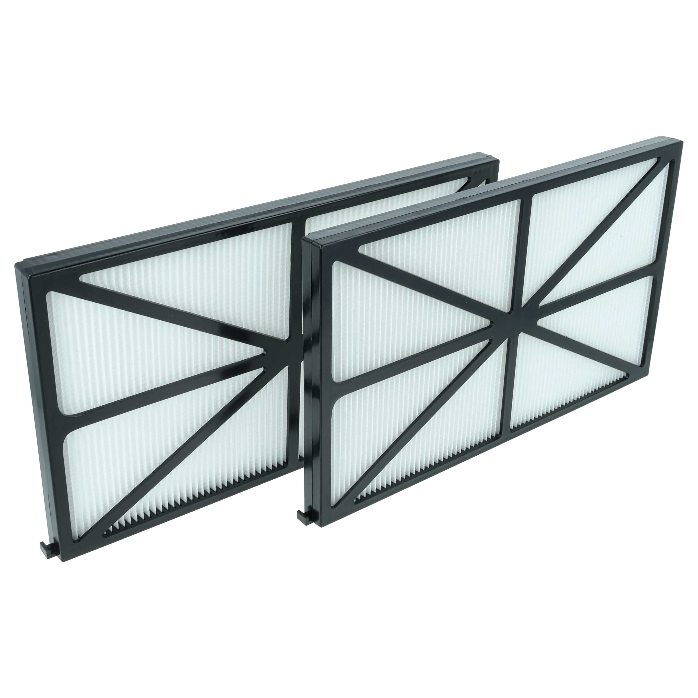 2x Filtre remplace Hayward 827261, RCX70101, RCX70101PAK2 pour aspirateur de piscine - 30 x 17,1 x 3,8 cm