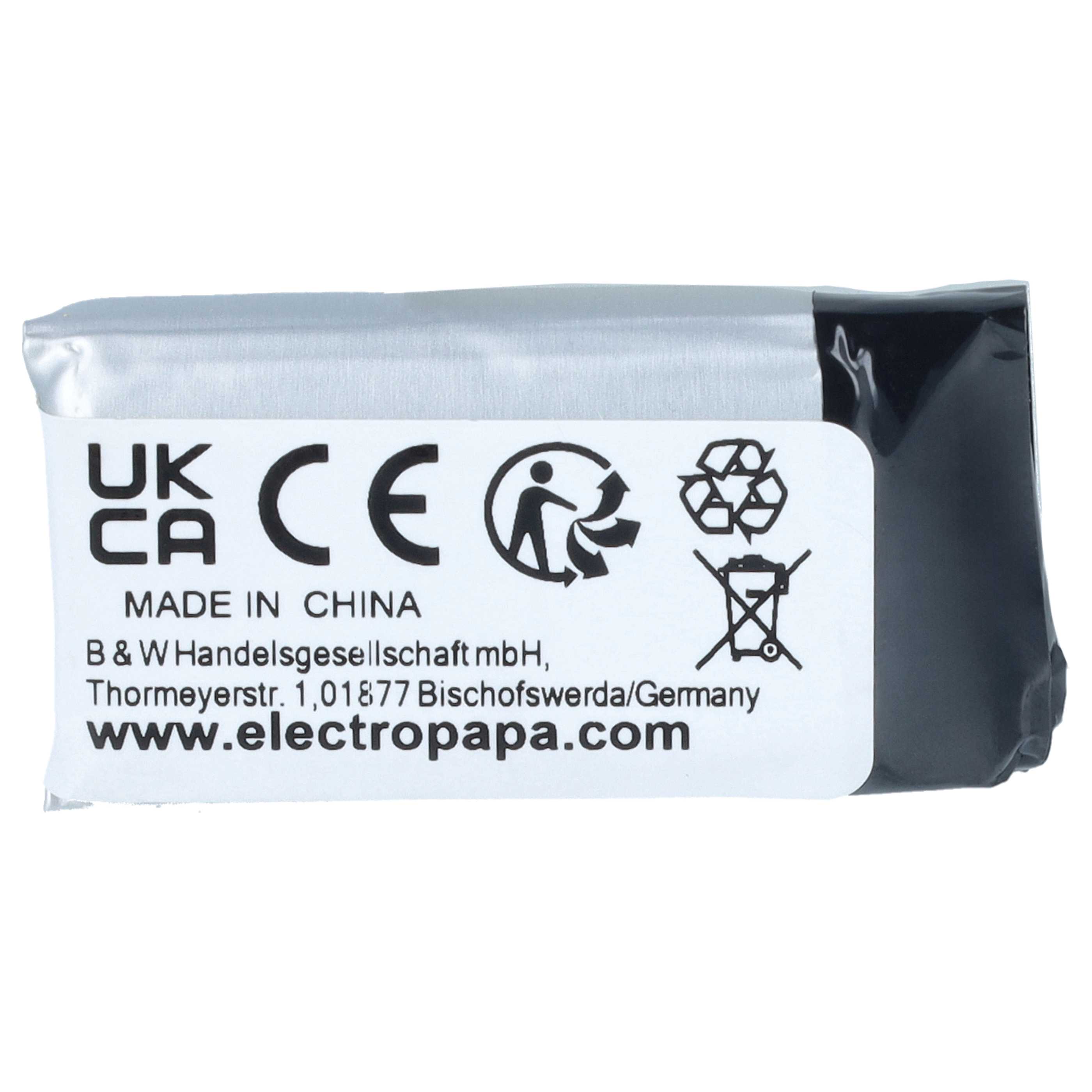 Stereo Amp Battery replaces Sennheiser AHB571935PCT-03, BAP 800, 586477, 573695 - 350 mAh 3.7 V Li-polymer