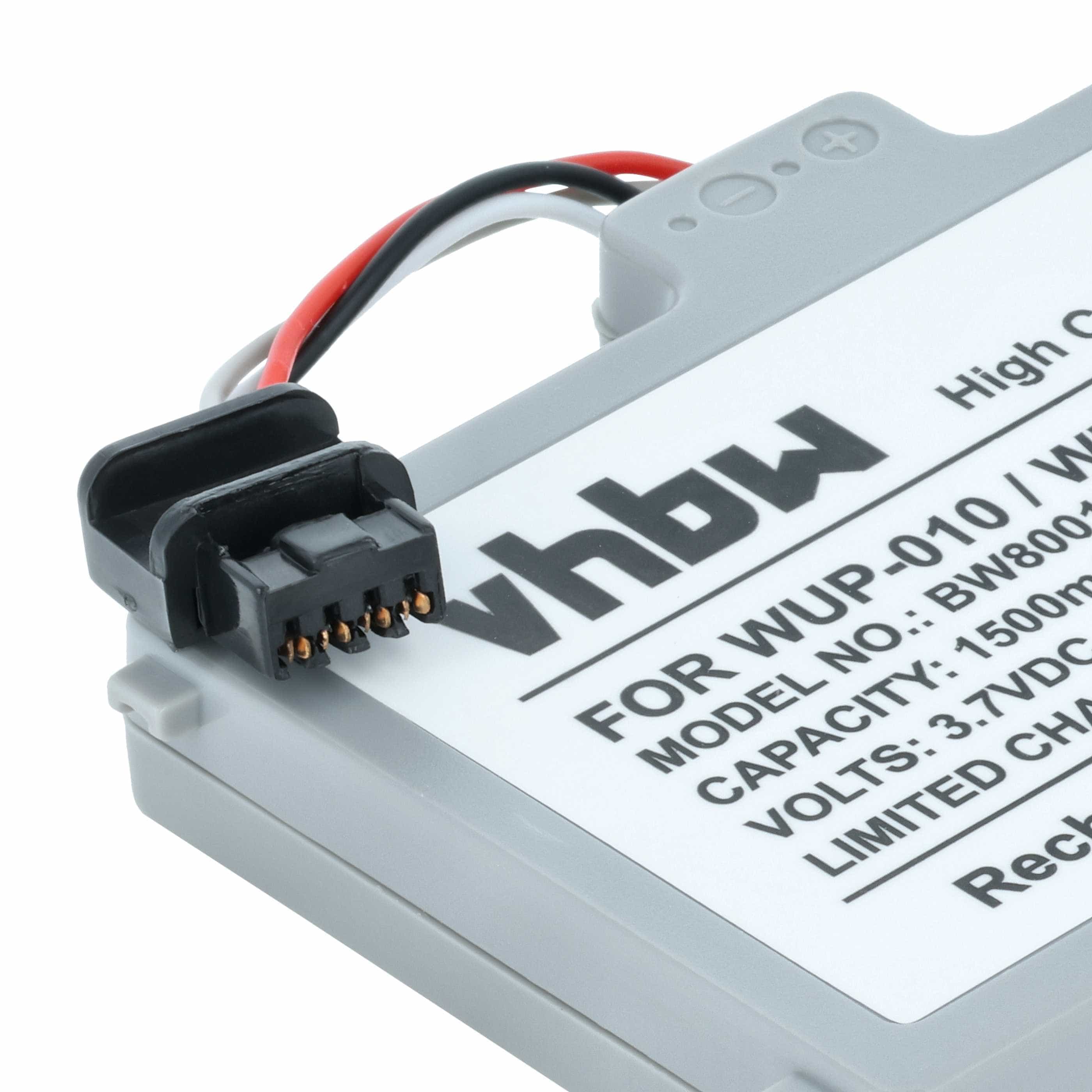 Games Console Battery replaces Nintendo WUP-012 - 1500 mAh 3.7 V Li-polymer