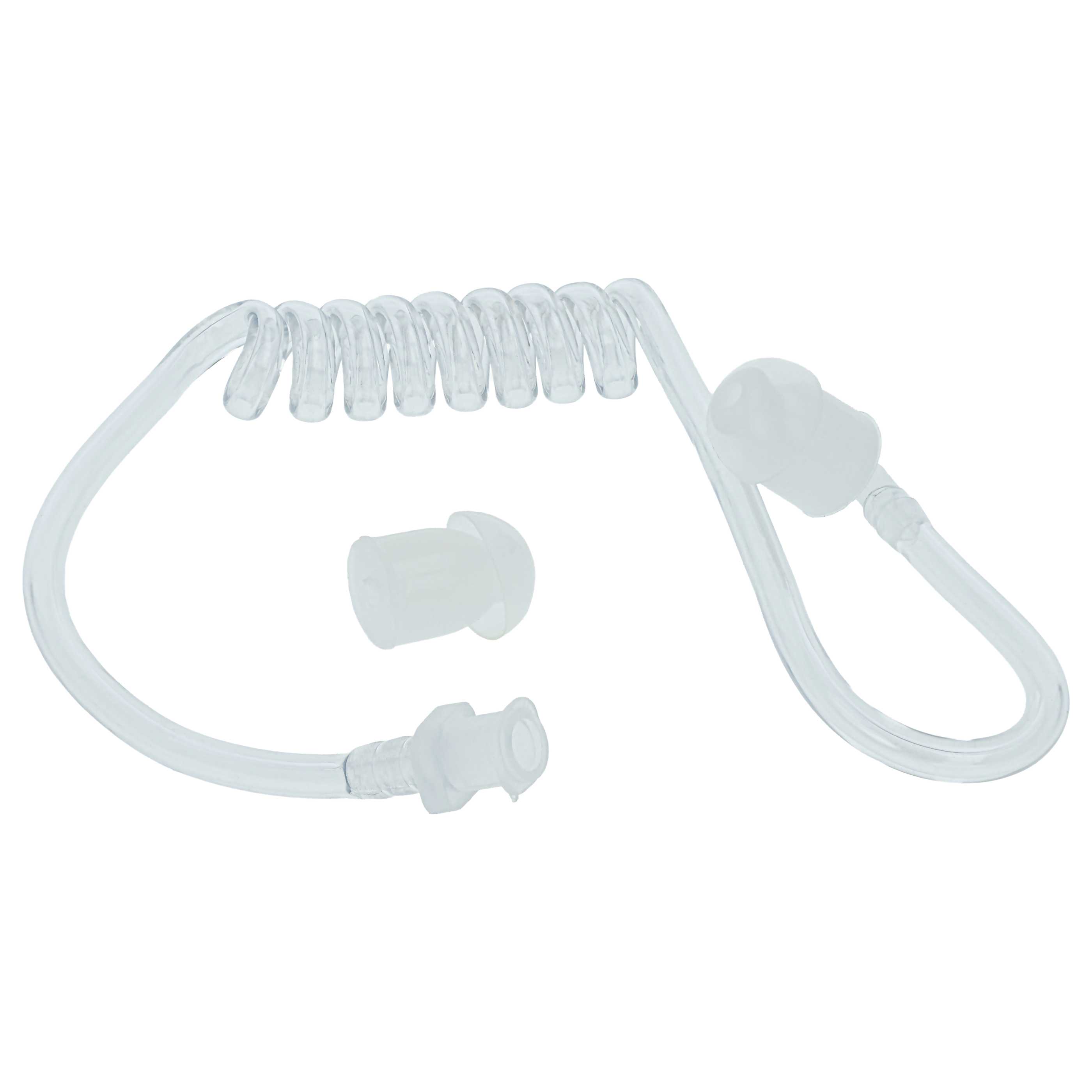 Tubo acustico per Headset - incl. 2x olive auricolari, trasparente