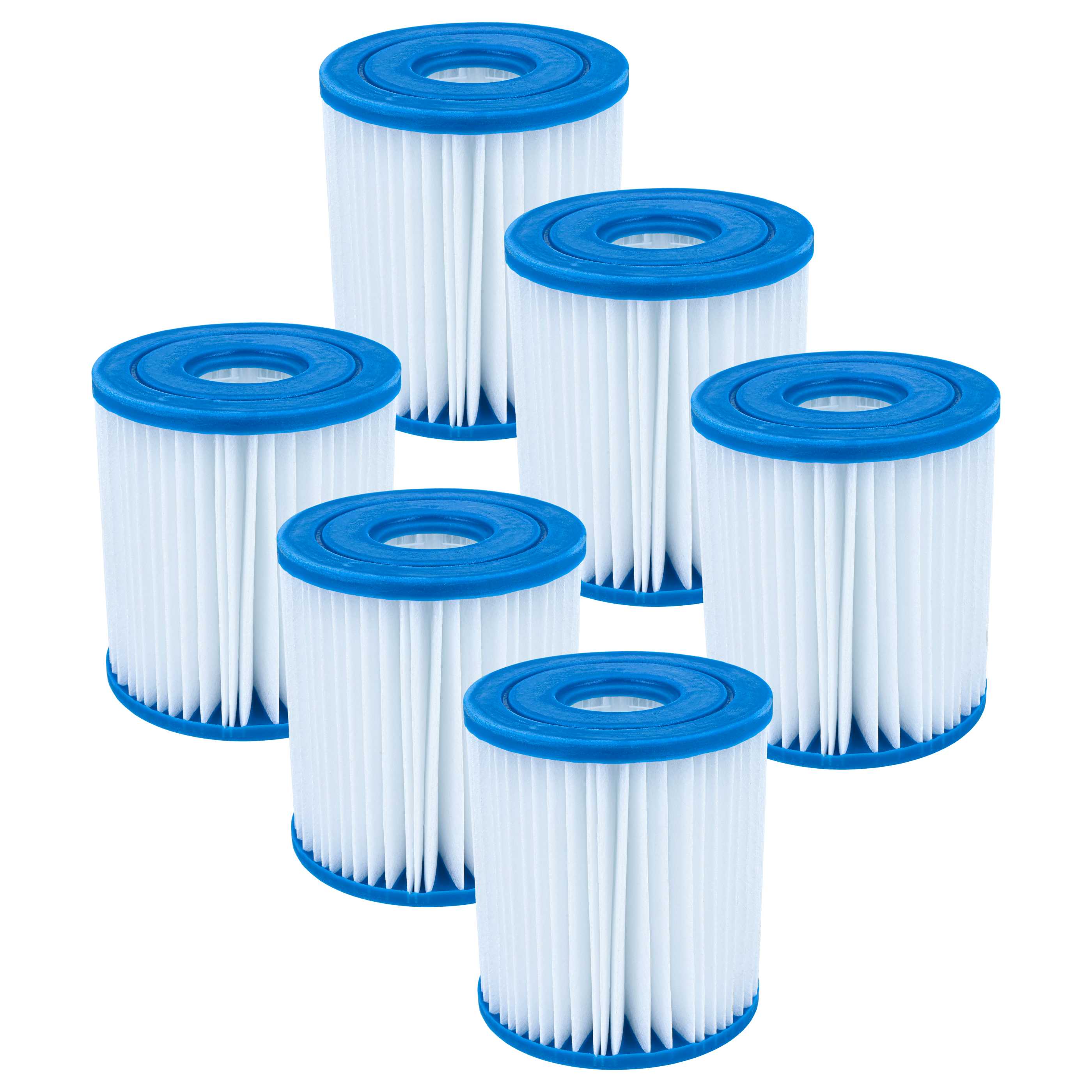 6x Water Filter replaces Intex 29007, type H for Intex Swimming Pool & Pump - Filter Cartridge