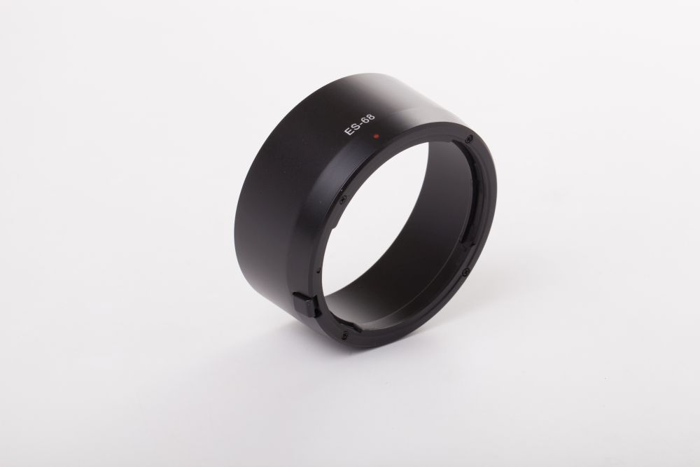Lens Hood replaces Canon ES-68 for Canon Lens with 49 mm Diameter, plastic, black