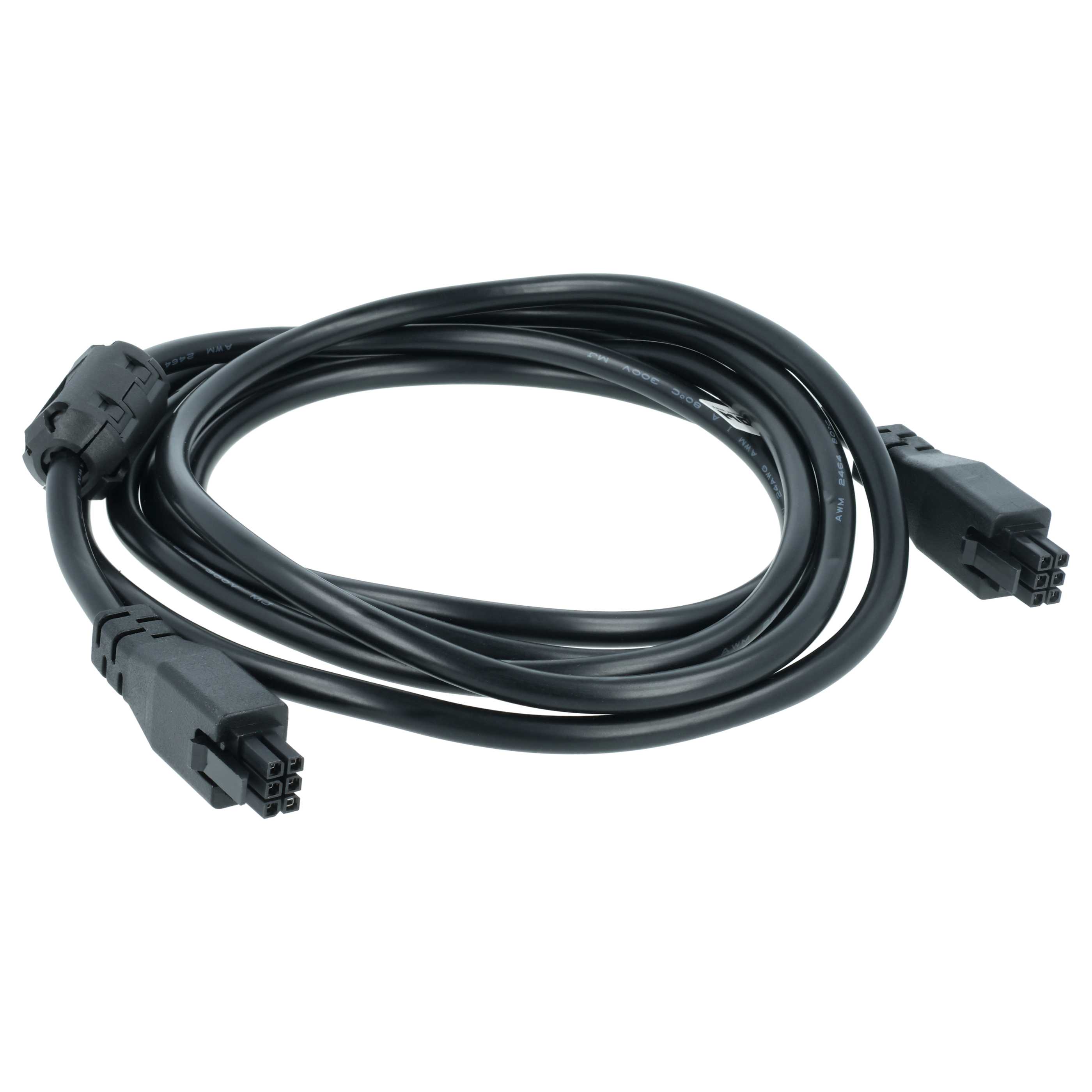 Cable AMS de 6 polos para impresoras 3D Bambu Lab P1P, P1S, X1 - Cable BUS con filtro EMI, 2 m, negro