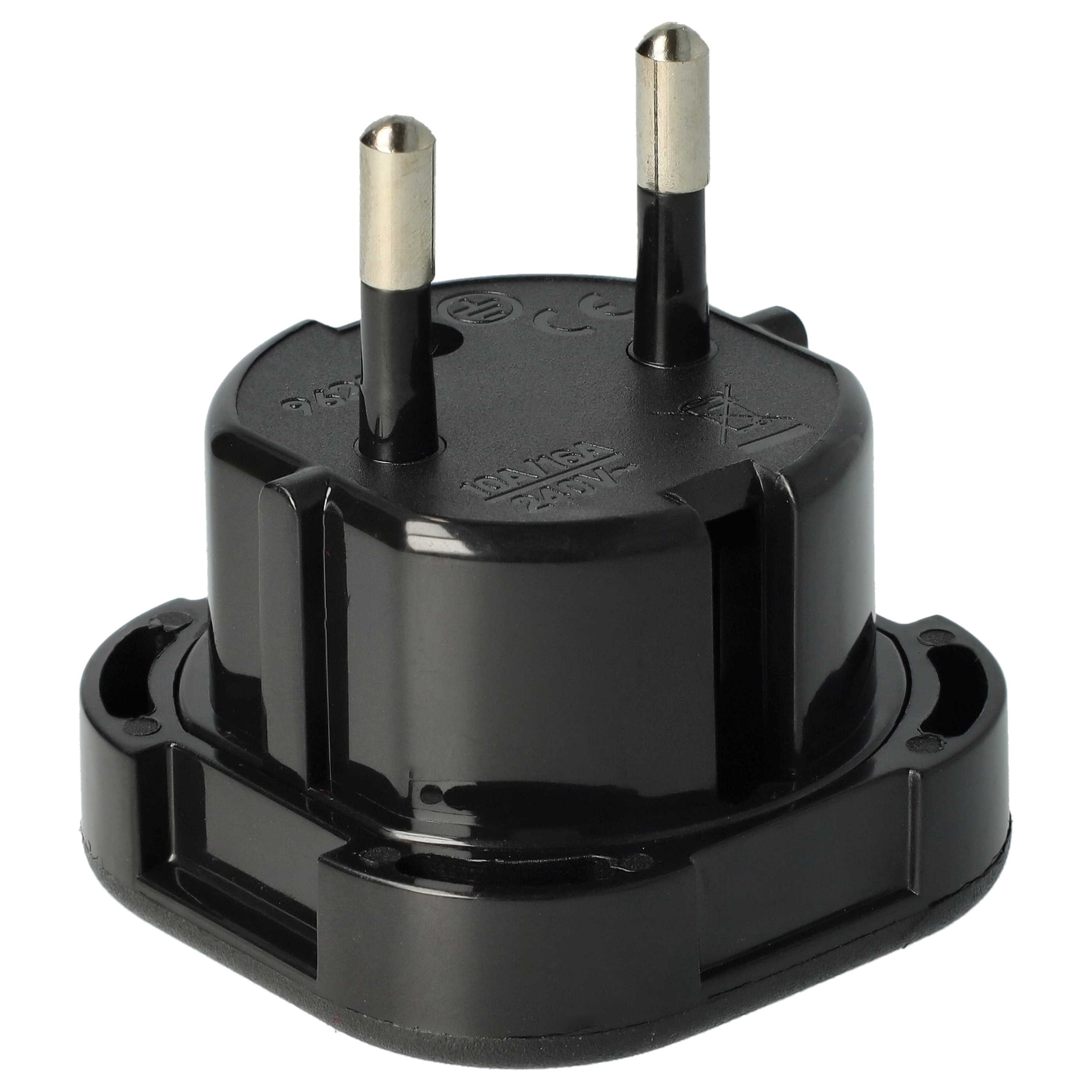 Travel Plug Adapter (EU plug to UK socket) - 250 V / 16 A