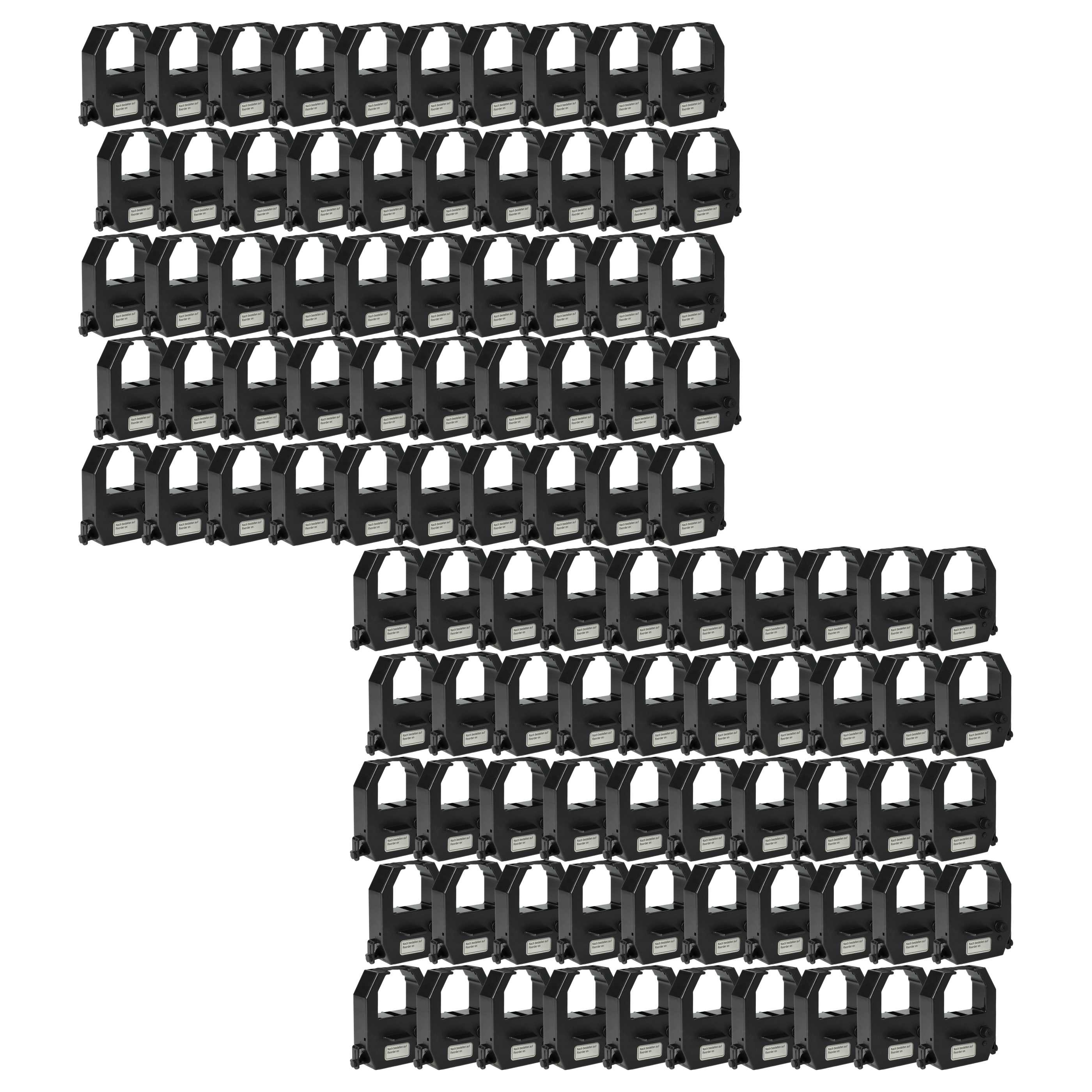 100x Ink Ribbon replaces Amano CE-315150, CE-315152 for Amano Dot Matrix, Receipt Printer etc. - Black