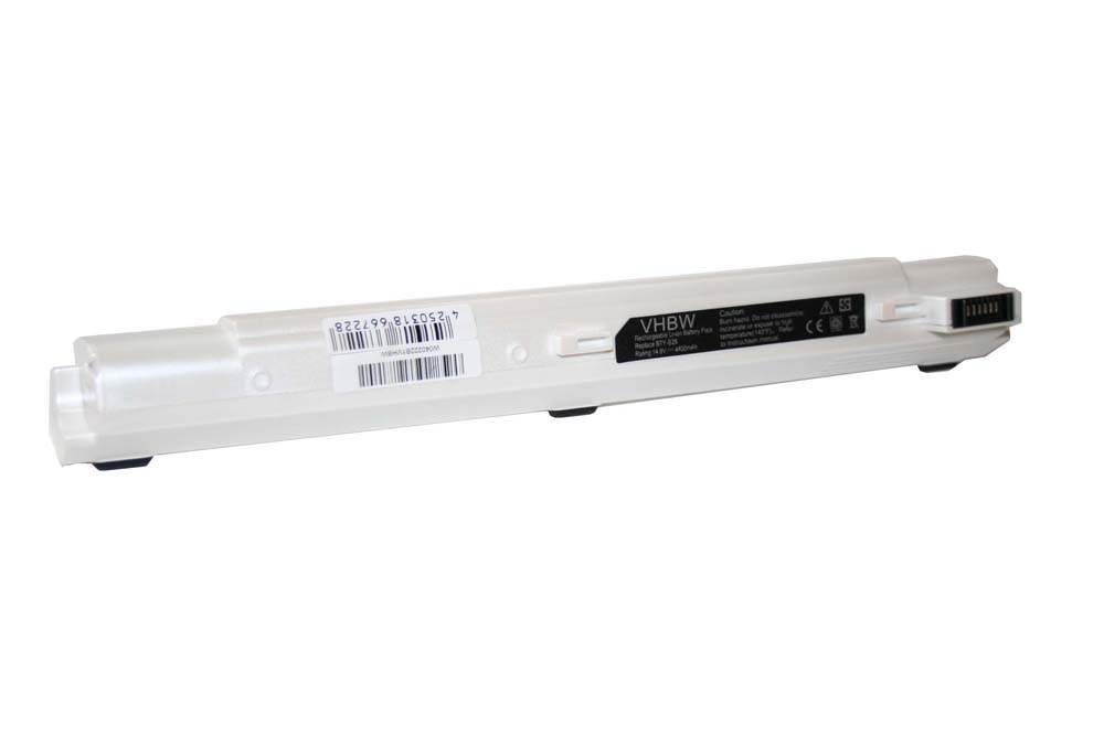 Notebook Battery Replacement for Medion MS1006(MS1012), MS1006 - 4400mAh 14.8V Li-Ion, white