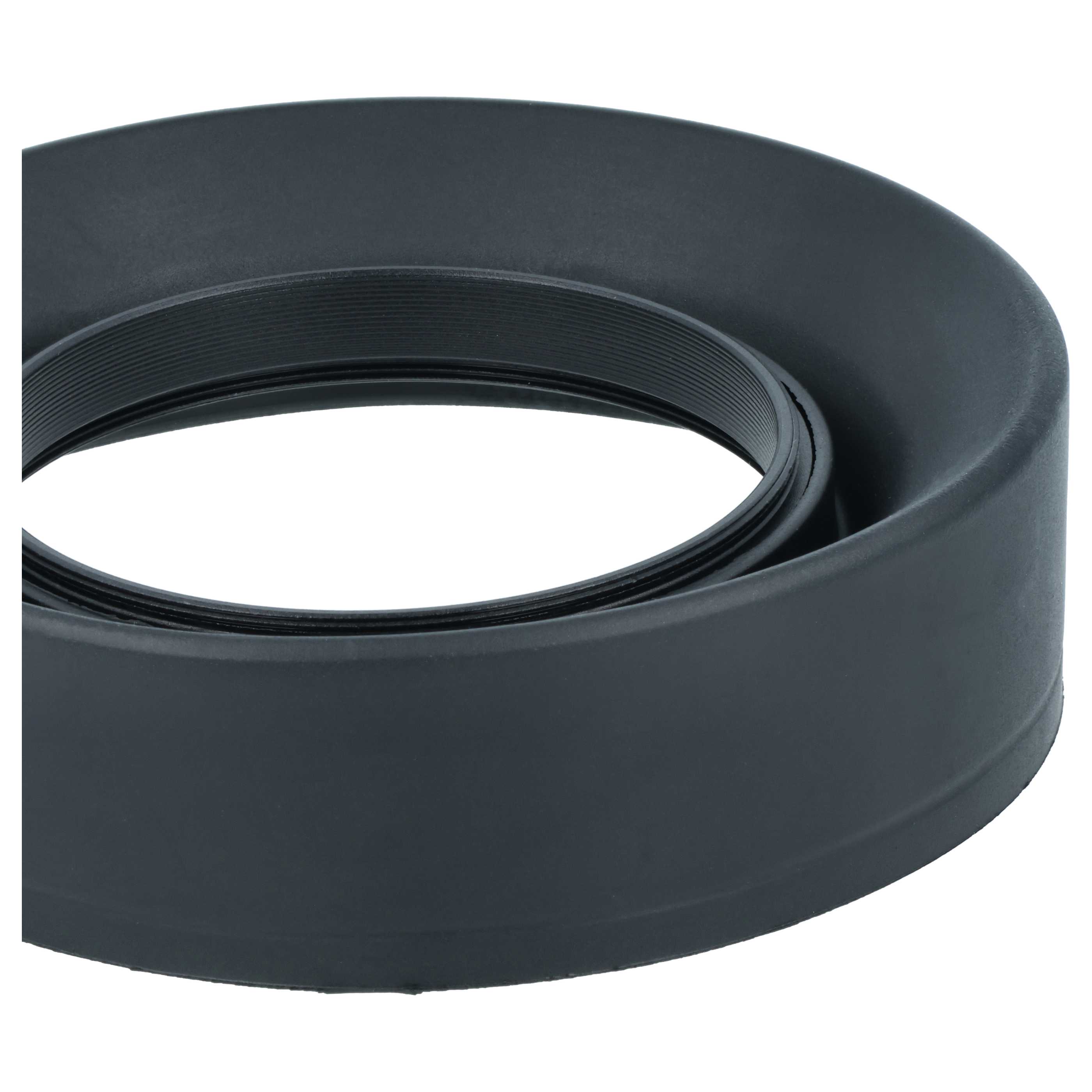 Lens Hood suitable for Lens with 62 mm Diameter, rubber, black