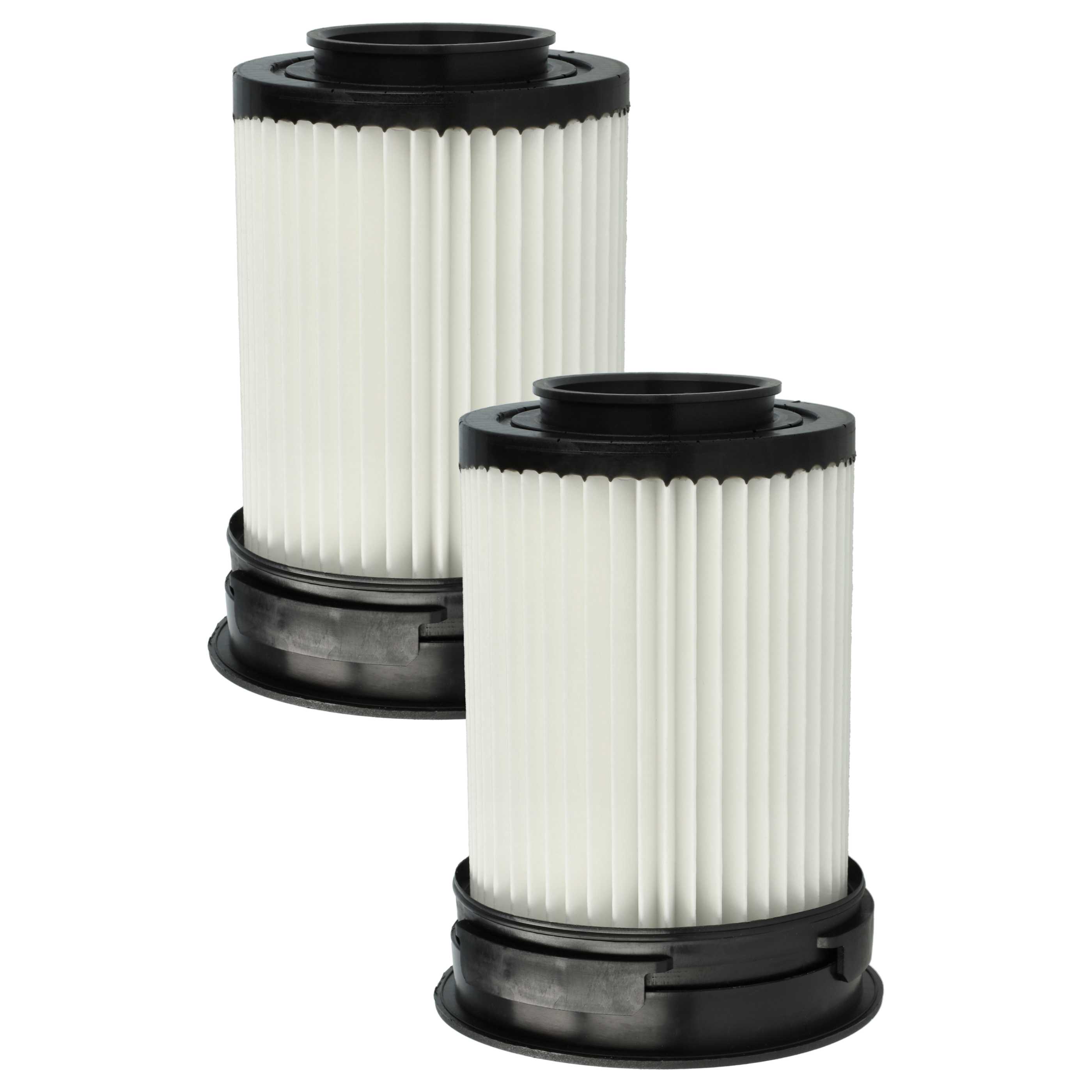 2x Filtro reemplaza Miele 4002516262756, 11385020, 41996704EU1 para aspiradora - filtro Hepa negro / blanco