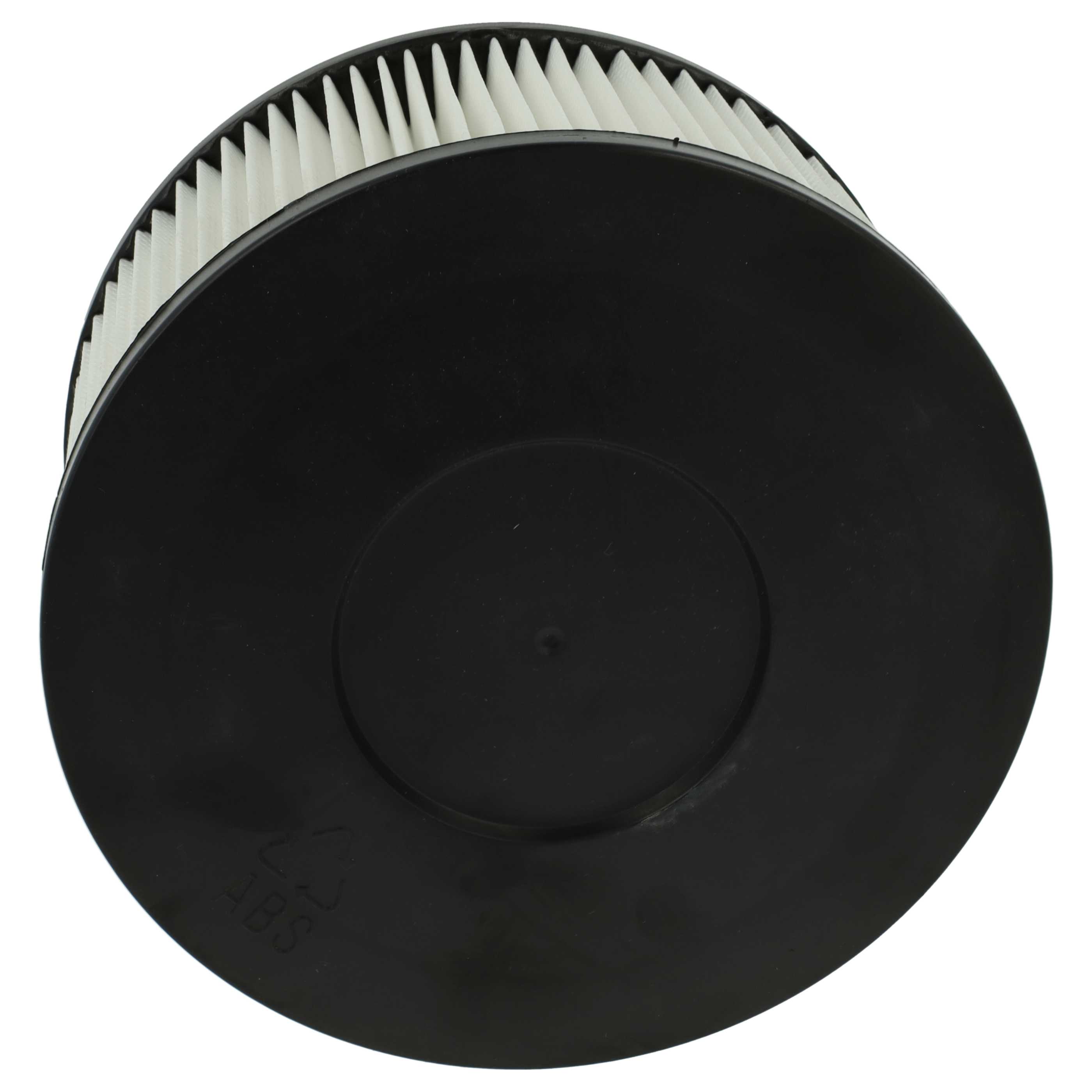 8x Filtercartridge filter replaces Oxeo 760023 for PowerPlus Chimney Sweep Vacuum, black / white