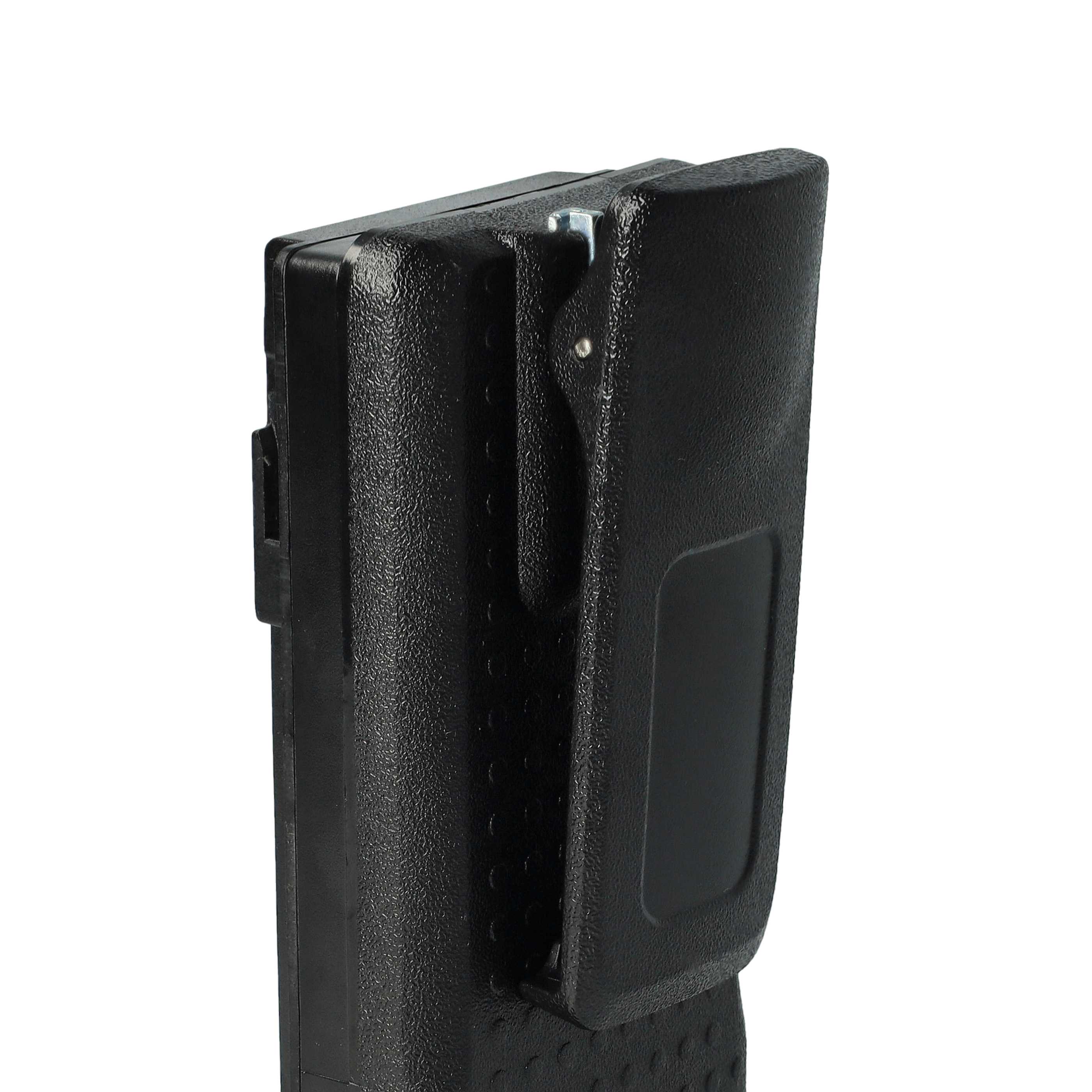 Radio 10x Battery replaces Motorola PMNN4406, PMNN4406BR, PMNN4409 - 2600 mAh 7.4 V Li-Ion + Belt Clip