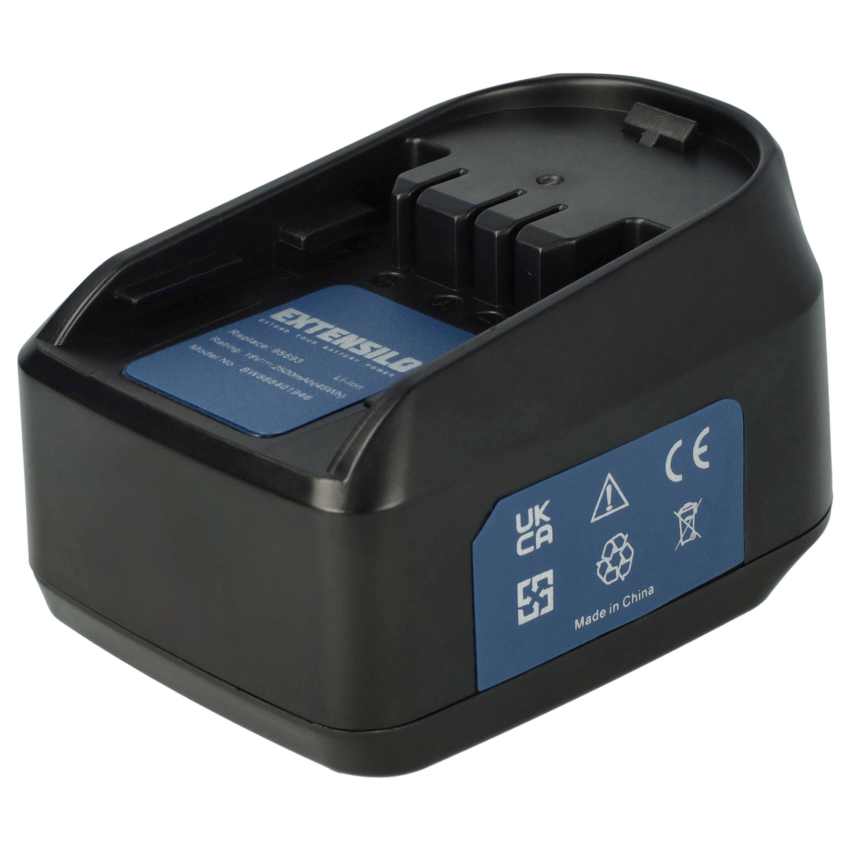 Battery replaces Güde 95149, 95690, 95148, 58104, 58106, 58100 Electric Power Tool - 2000 mAh, 18 V, Li-Ion