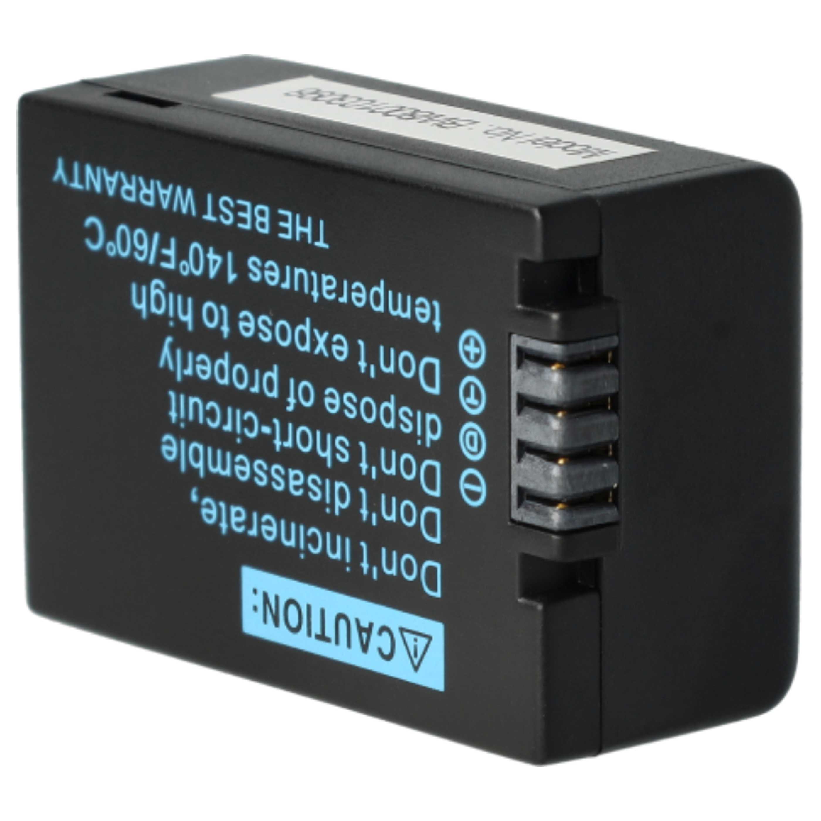 2x Battery replaces Leica BP-DC9E, BP-DC9 - 800mAh, 7.2V, Li-Ion with Info Chip