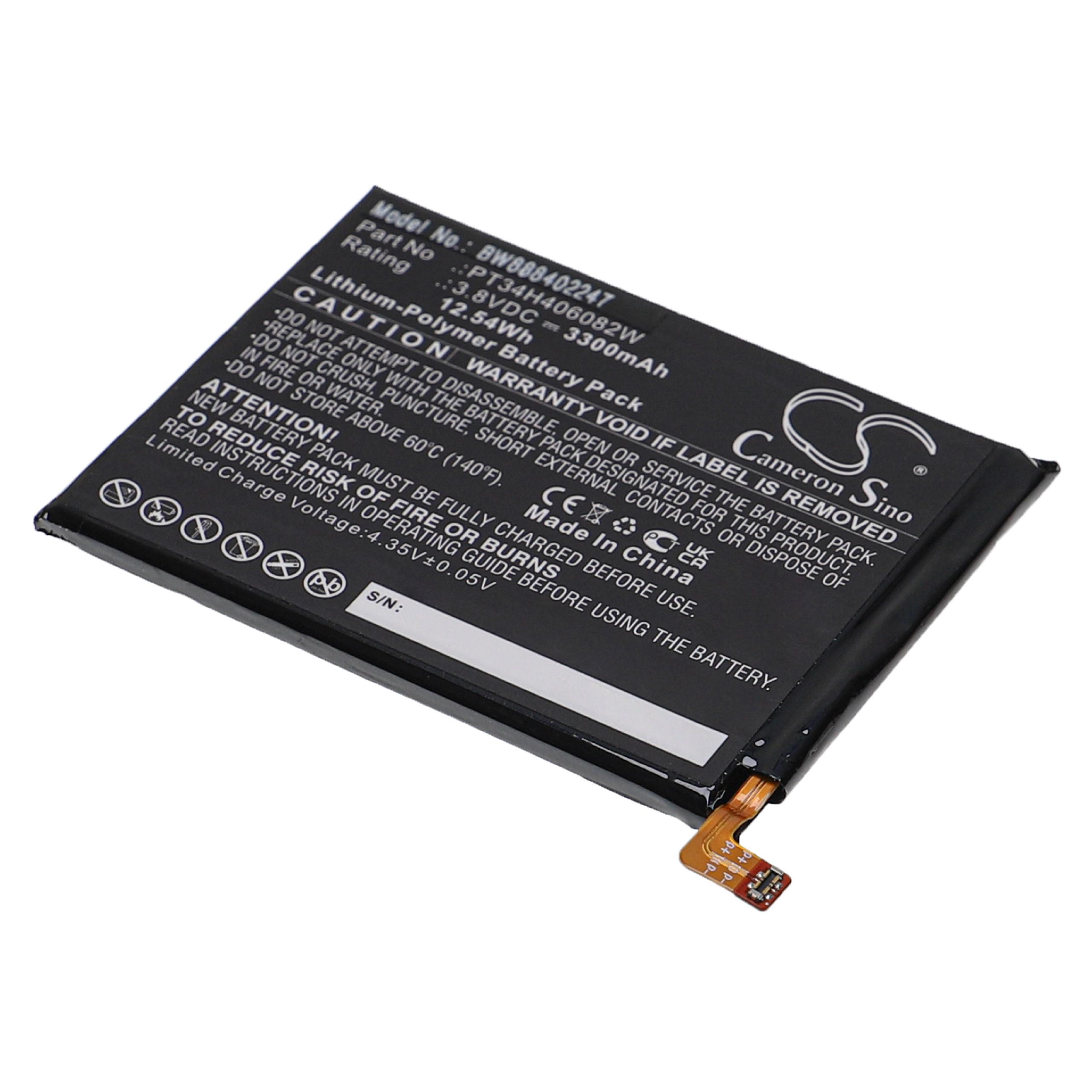 Akumulator do telefonu smartfona zamiennik Wiko PT34H406082W - 3300 mAh 3,8 V LiPo