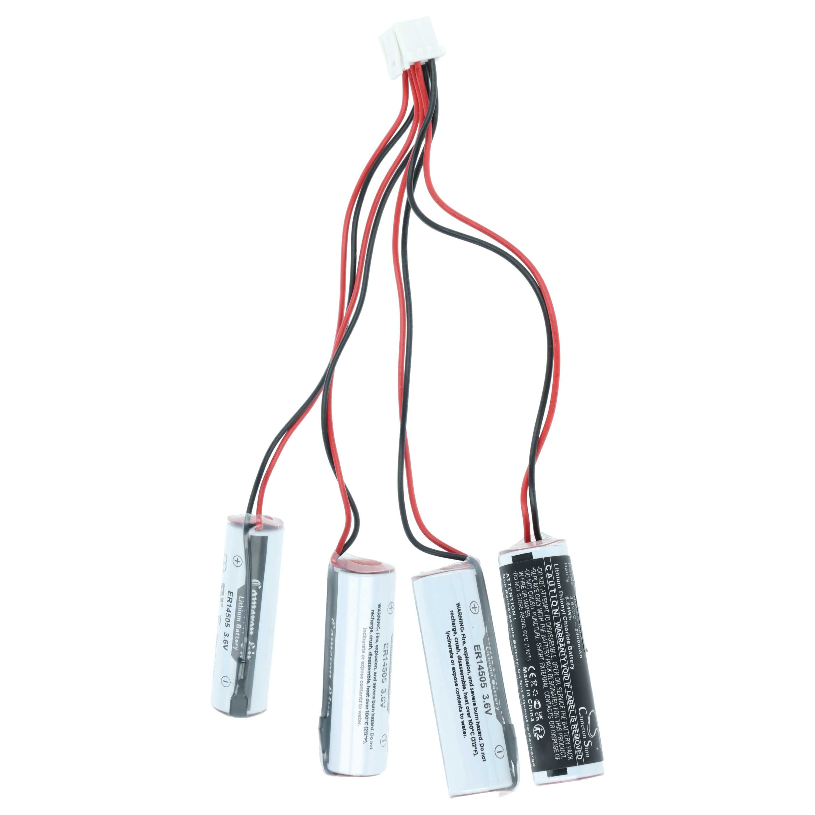 Batería reemplaza Yaskawa HW0470360-A para robot industrial (2400 mAh, 3,6 V, Li-SOCl2)