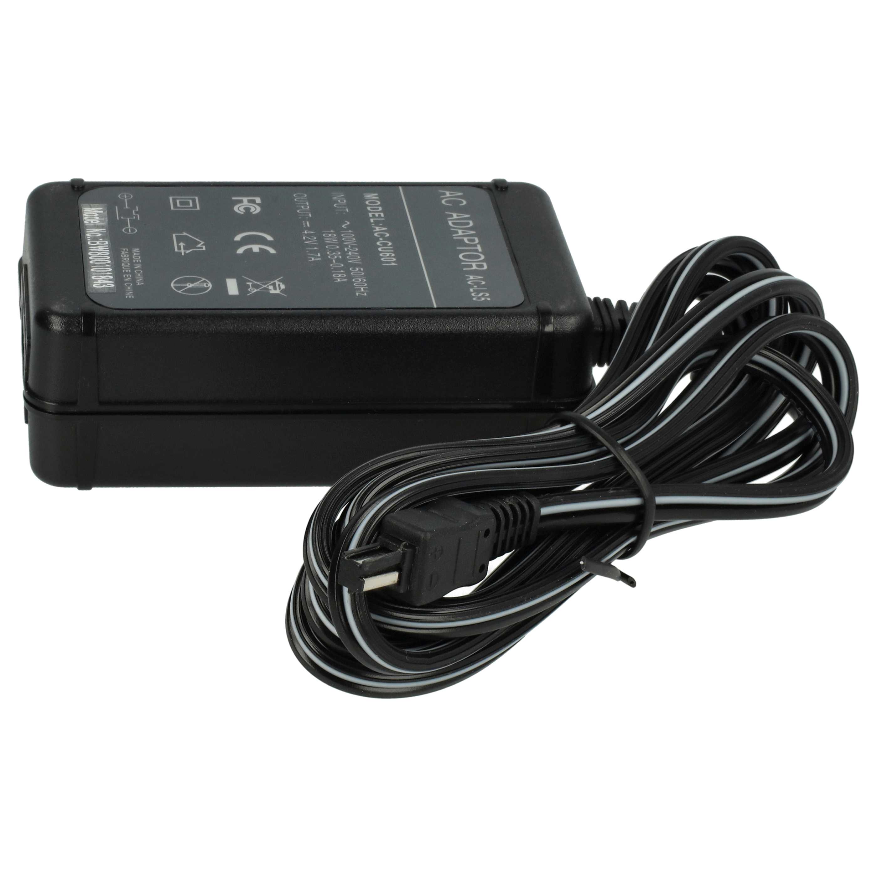 Fuente alimentación reemplaza Sony AC-LS5K, AC-LS5 para cámara 2m