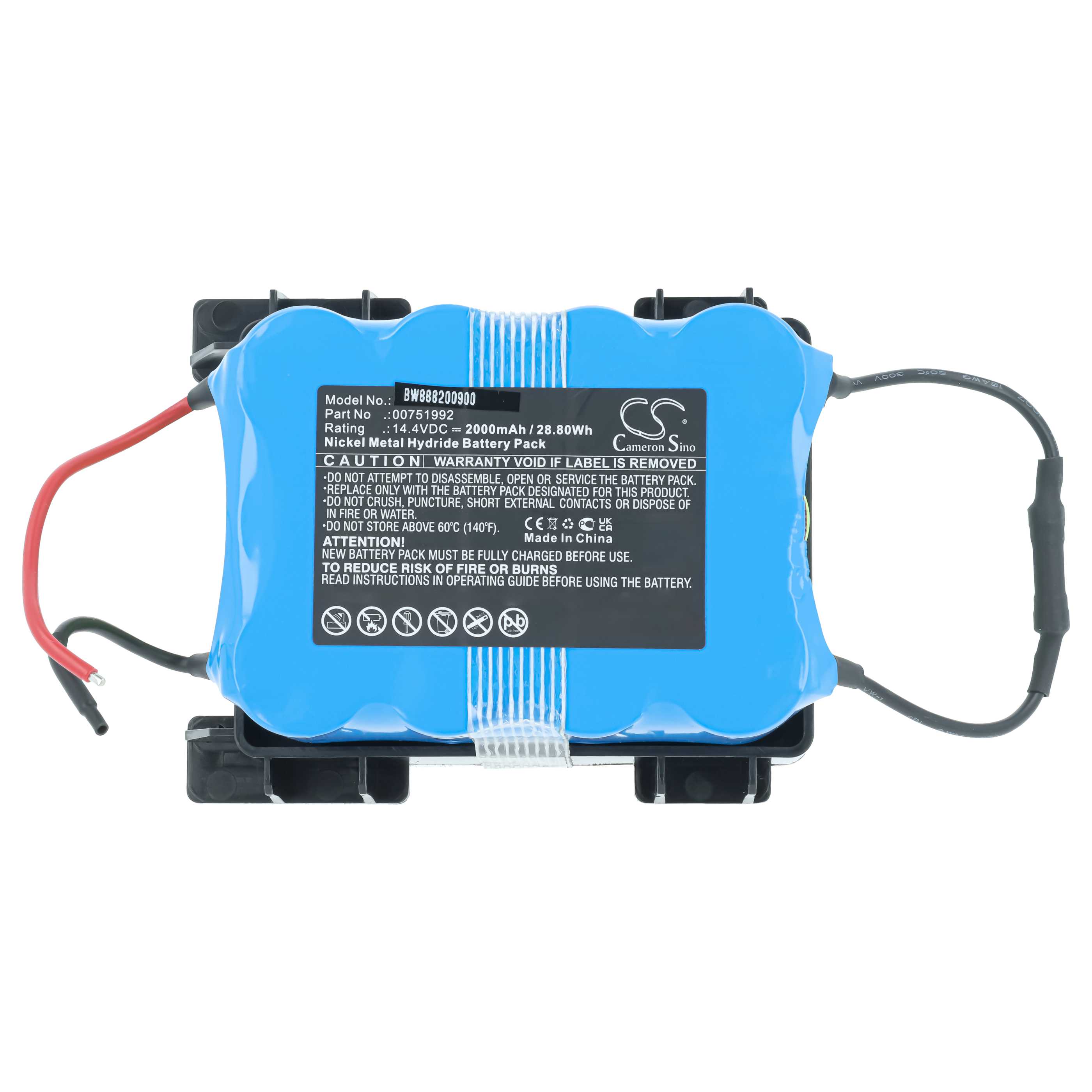 Battery replaces Bosch Siemens 00751992 for Bosch etc. 2000mAh, 14.4V, NiMH