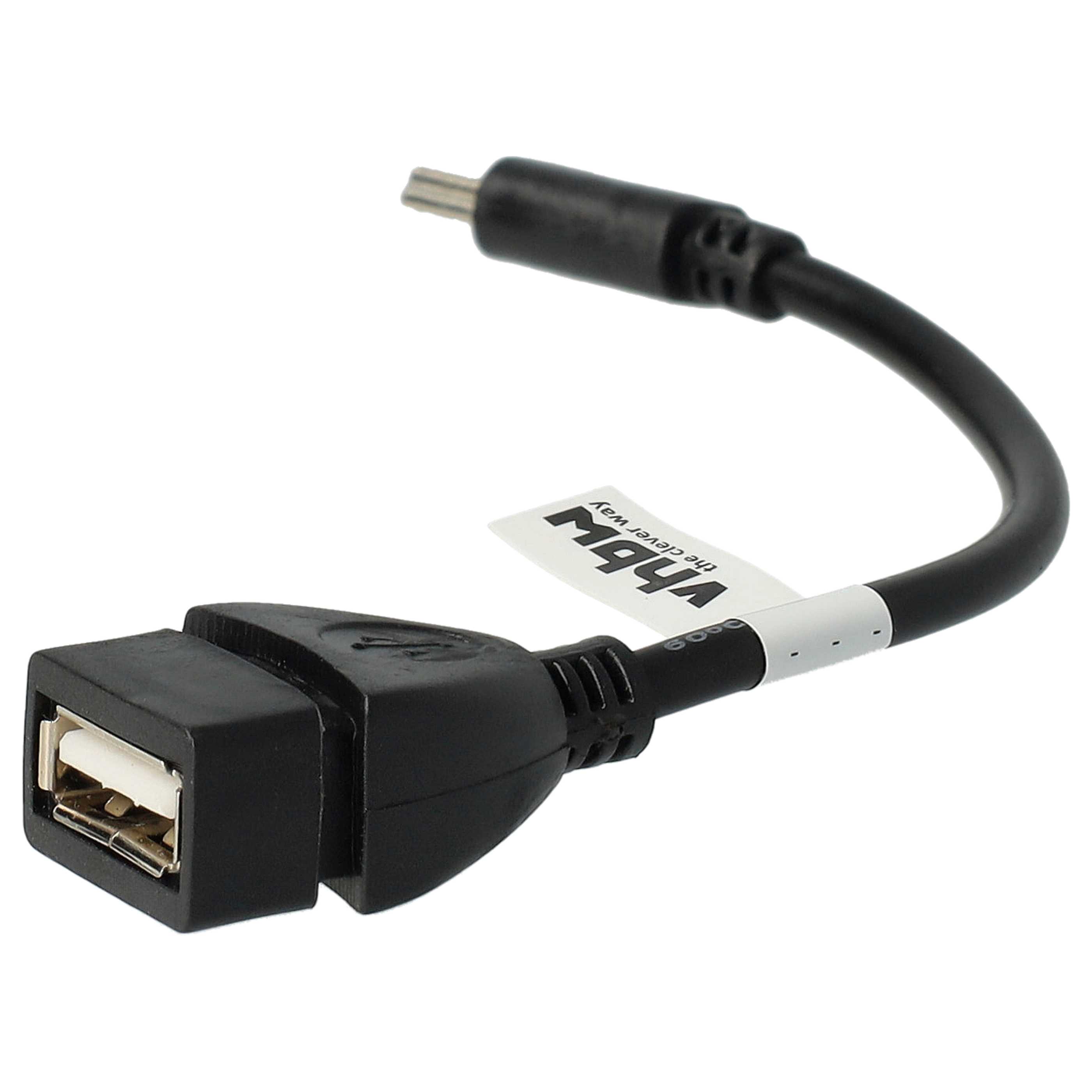 Adapter OTG mini-USB (male) to USB port (female) for smartphone, tablet, netbook, laptop