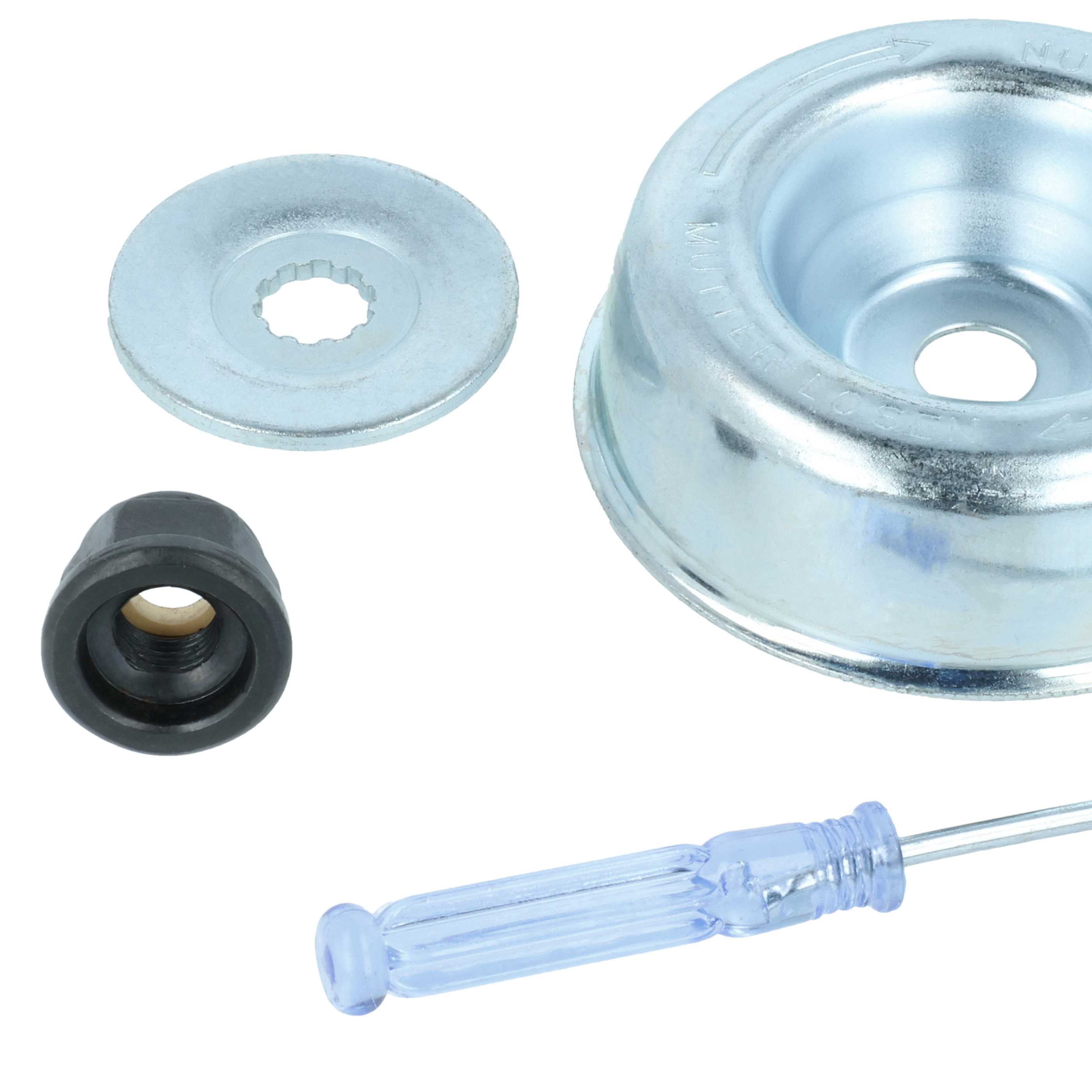 Cepillo malas hierbas suave para dispositivo de jardín Dolmar, Honda, Kawasaki, Makita - Ø 20 cm - Con set de
