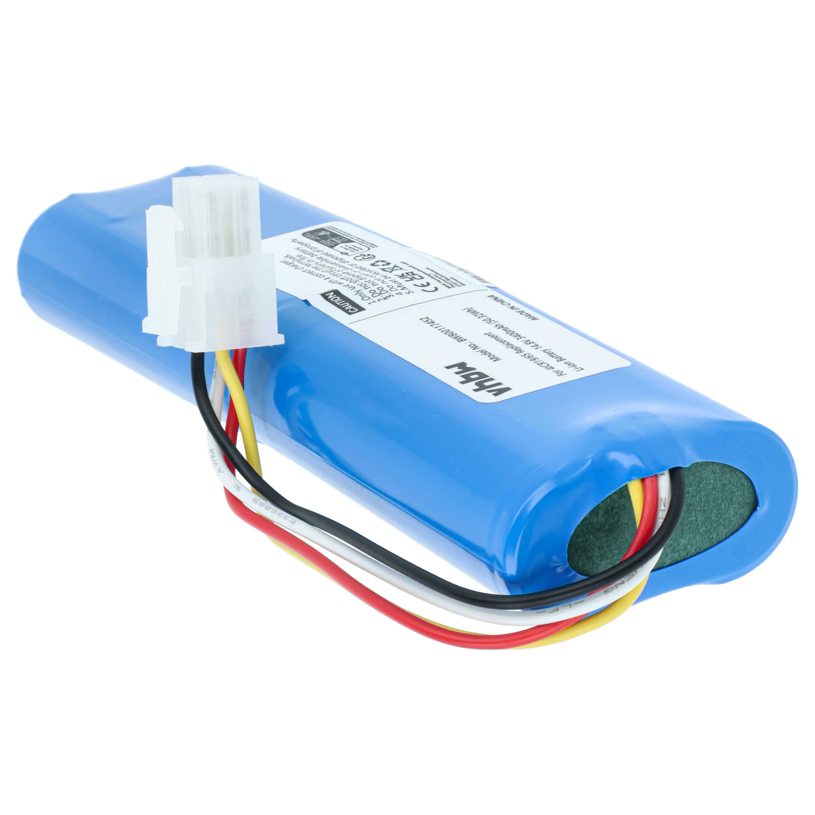 Battery replaces Philips 4ICR19/65, CP0111/01 for Philips 3400mAh, 14.8V, Li-Ion