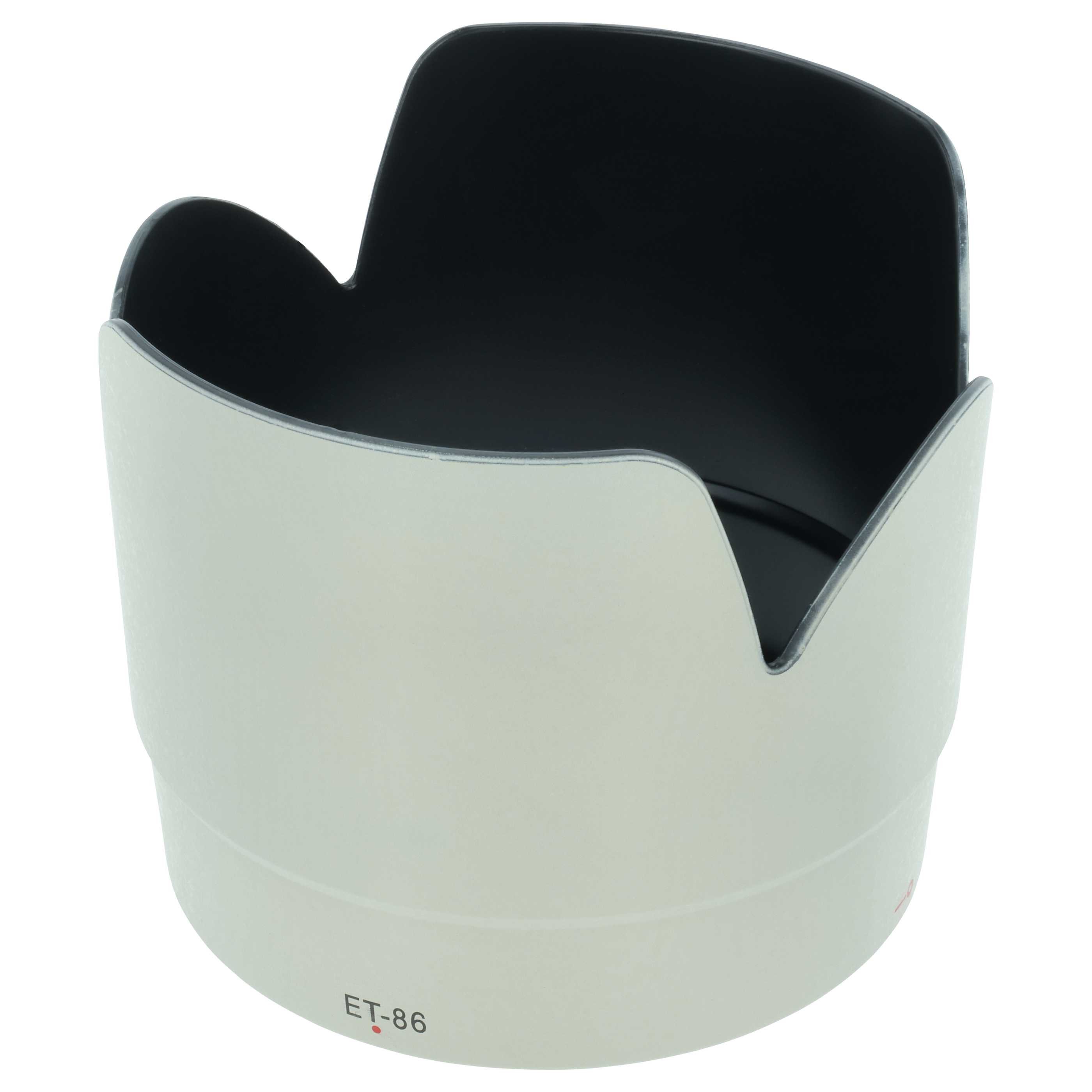 Lens Hood replaces Canon ET-86 for Canon Lens with 77 mm Diameter, plastic, white / grey