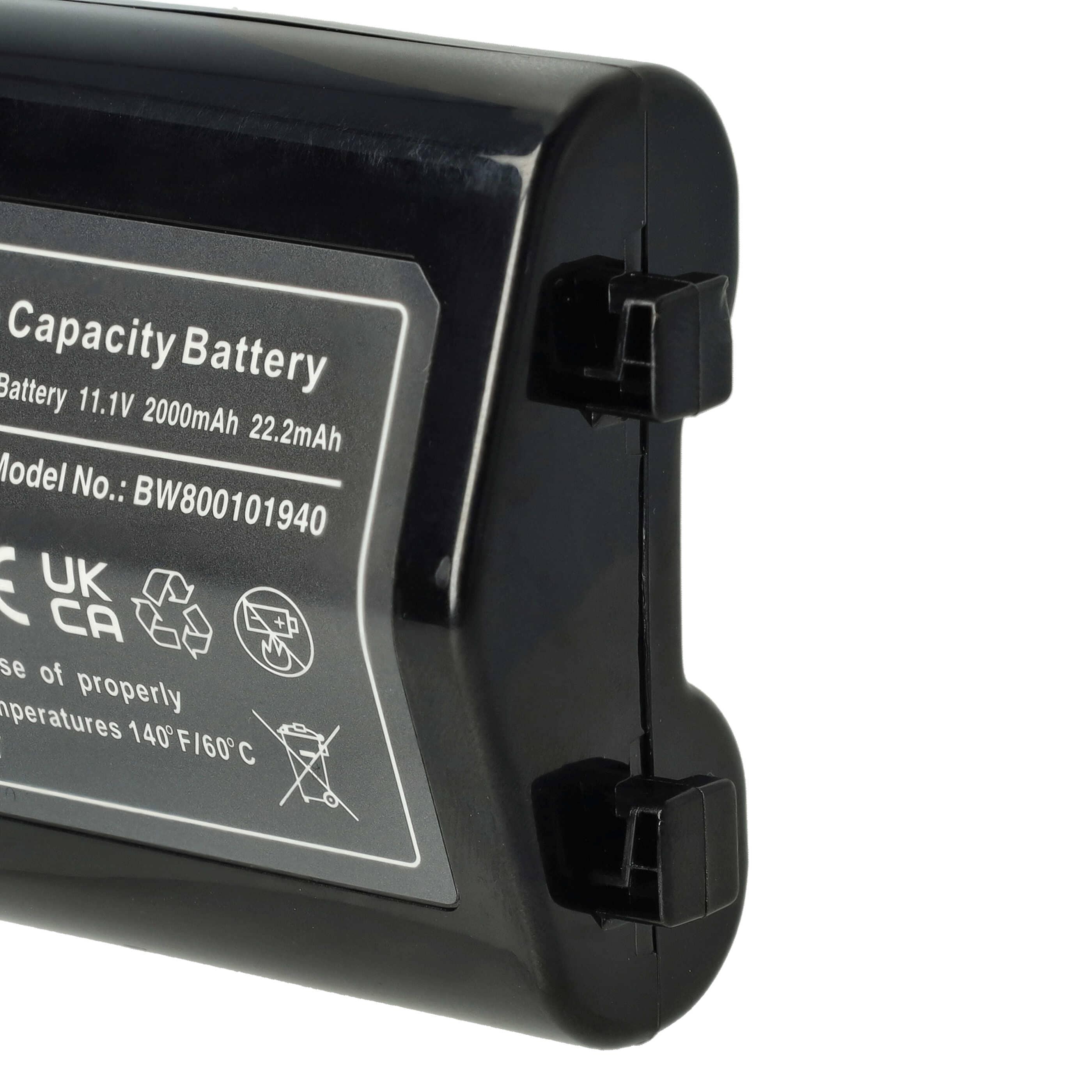 3x Battery replaces Nikon EN-EL4, EN-EL4a - 2000mAh, 11.1V, Li-Ion