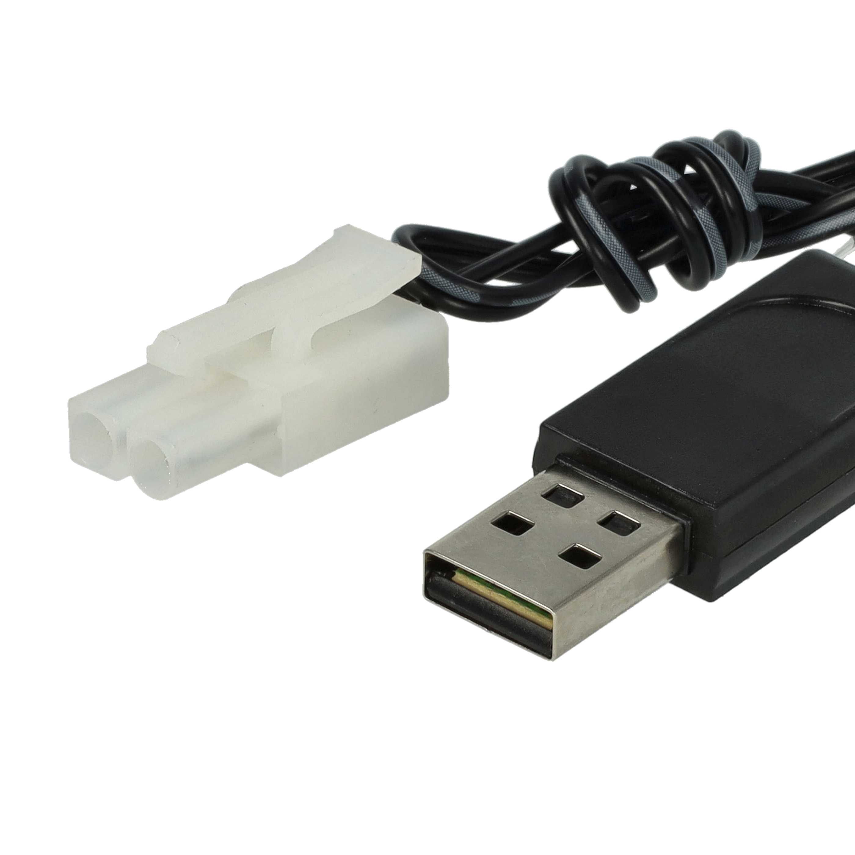 USB Charging Cable suitable for RC Batteries with Tamiya Connector, RC Model Making Battery Packs - 60 cm 9.6 