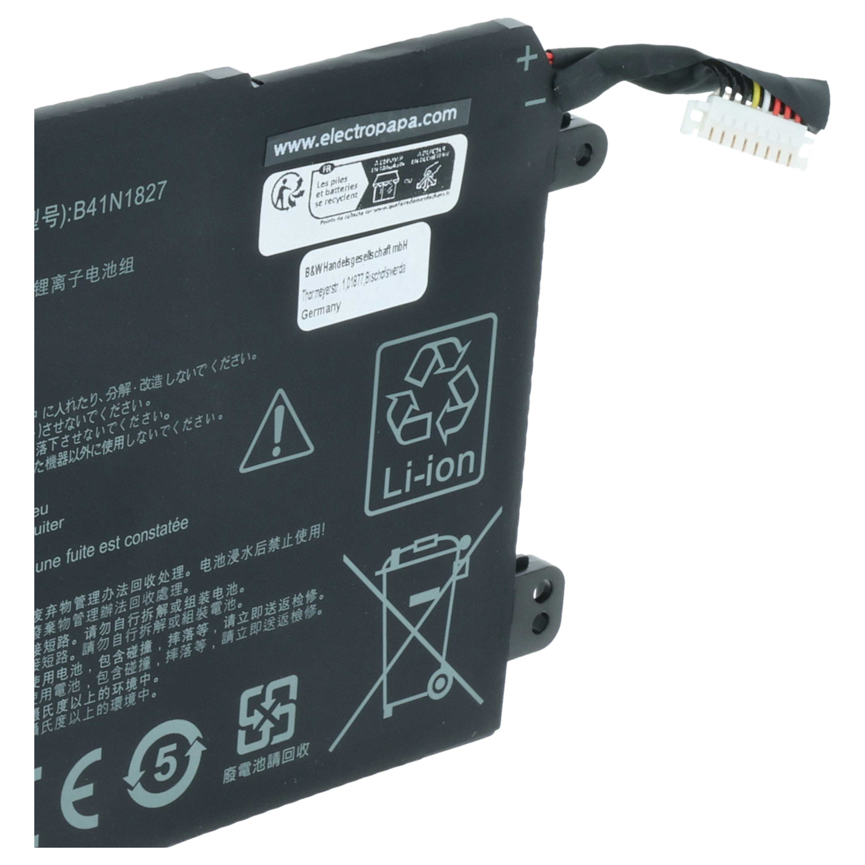Akumulator do laptopa zamiennik Asus B41N1827, 0B200-03070200 - 3500 mAh 15,36 V LiPo