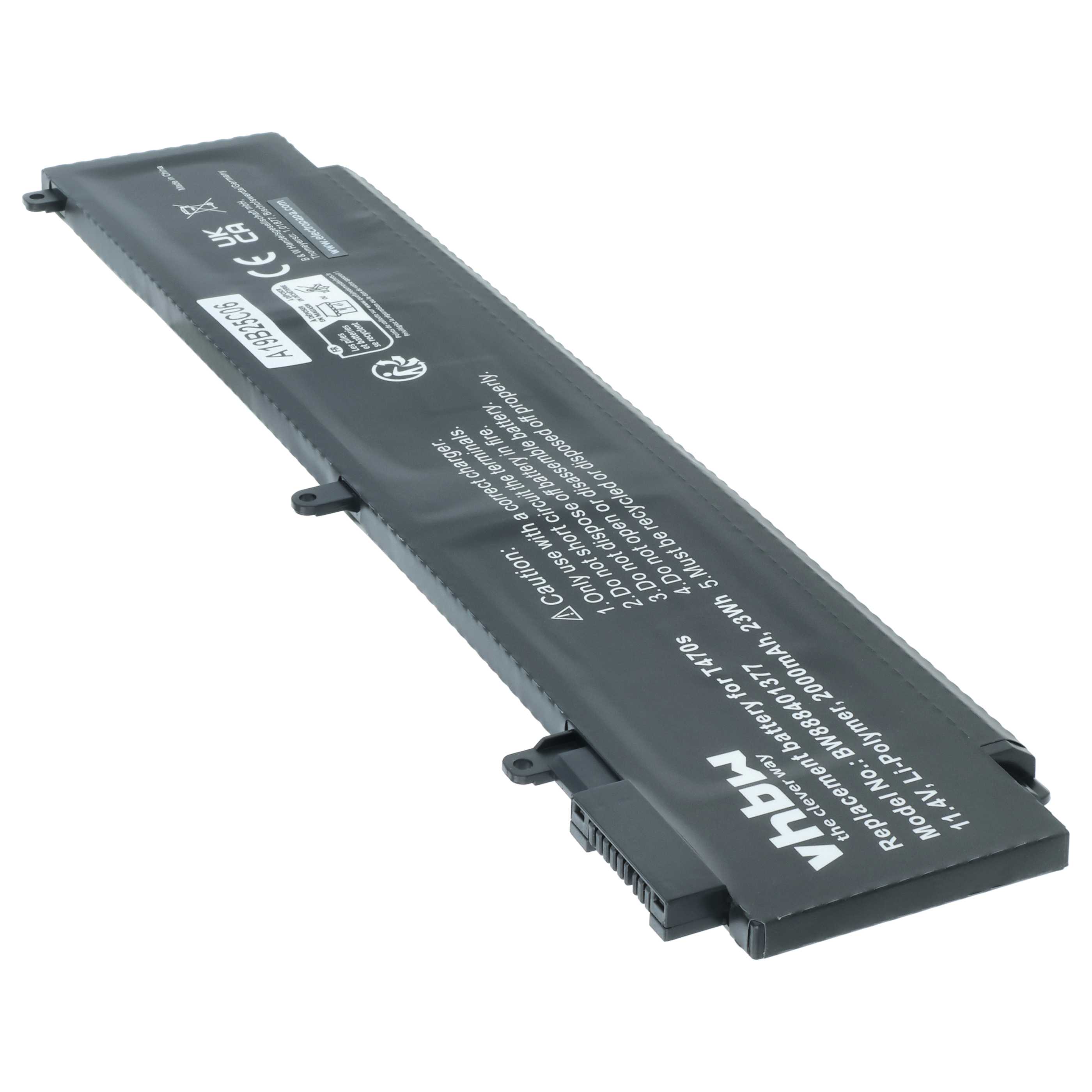 Batteria sostituisce Lenovo 00HW022, SB1046F46461, 00HW023, 00HW036 per notebook - 2000mAh 11,4V Li-Poly