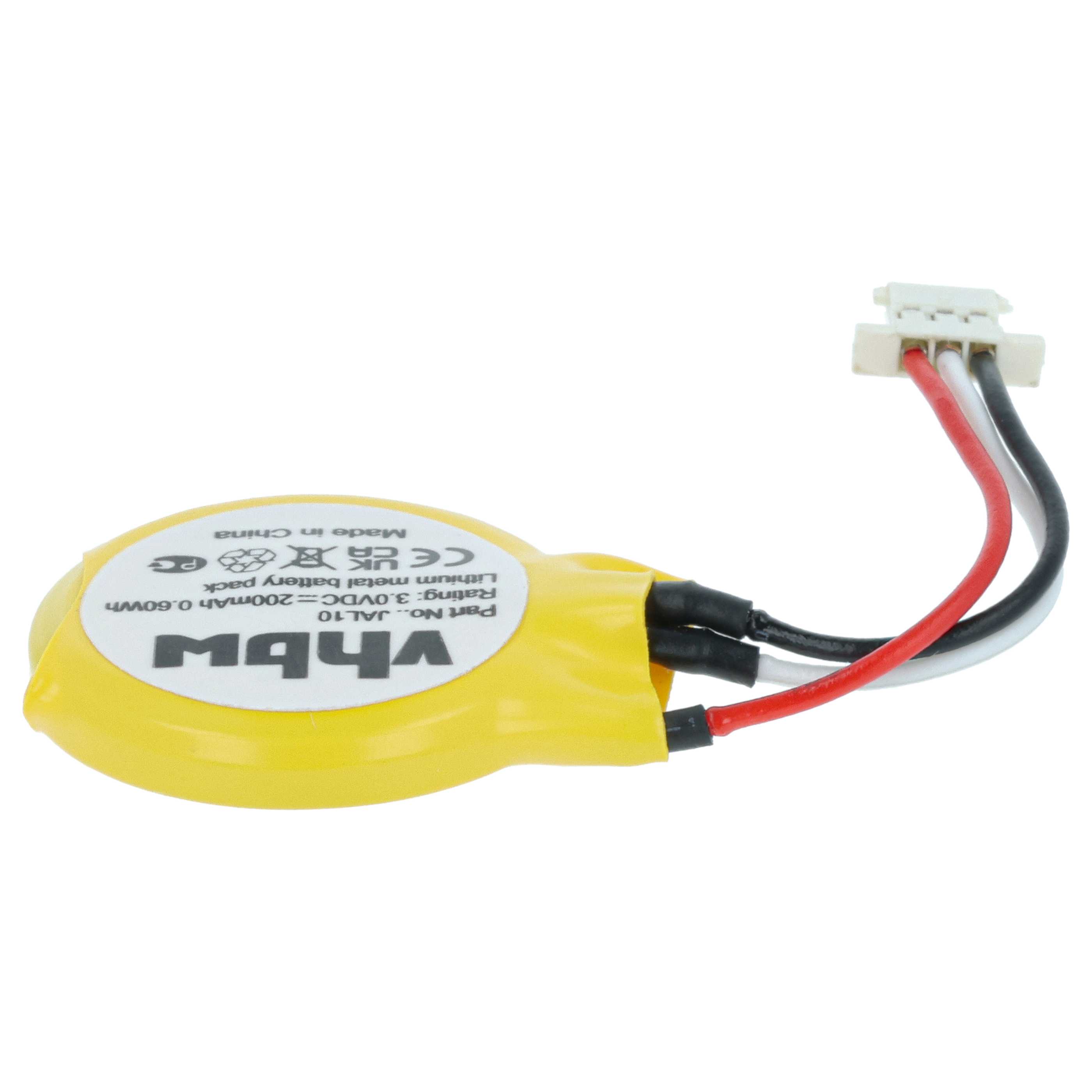 Pile remplace Dell GC02000KG00, JAL10 BIOS - 200mAh 3V Li-ion