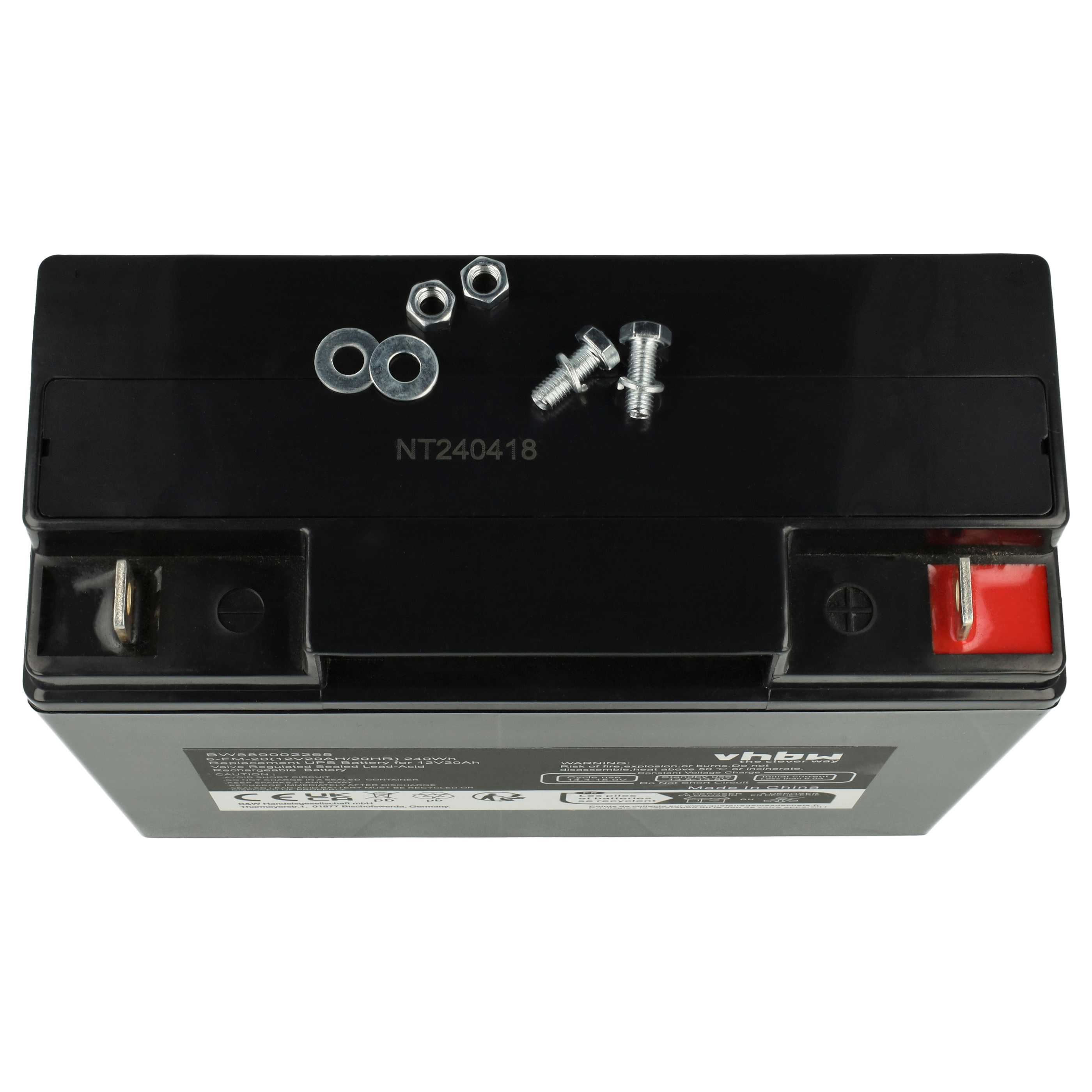 2x Akumulator do zasilacza UPS zamiennik AGM10 - 20 Ah 12 V AGM