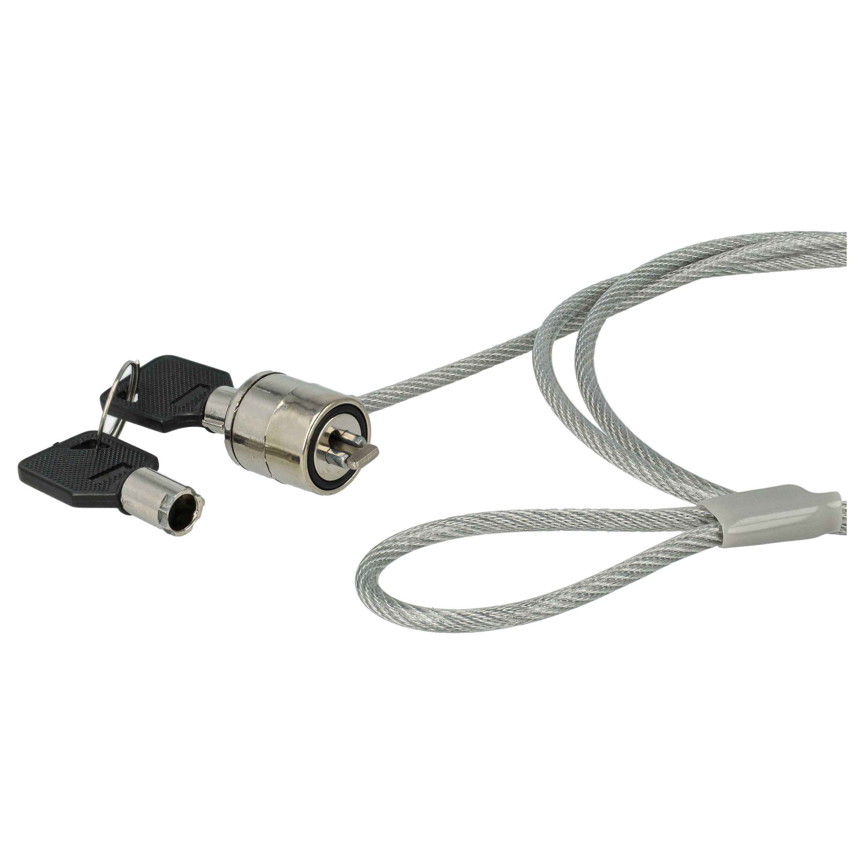20x Kensington Lock suitable for Laptop, Notebook - Cable Lock with Keys, 1.2 m long