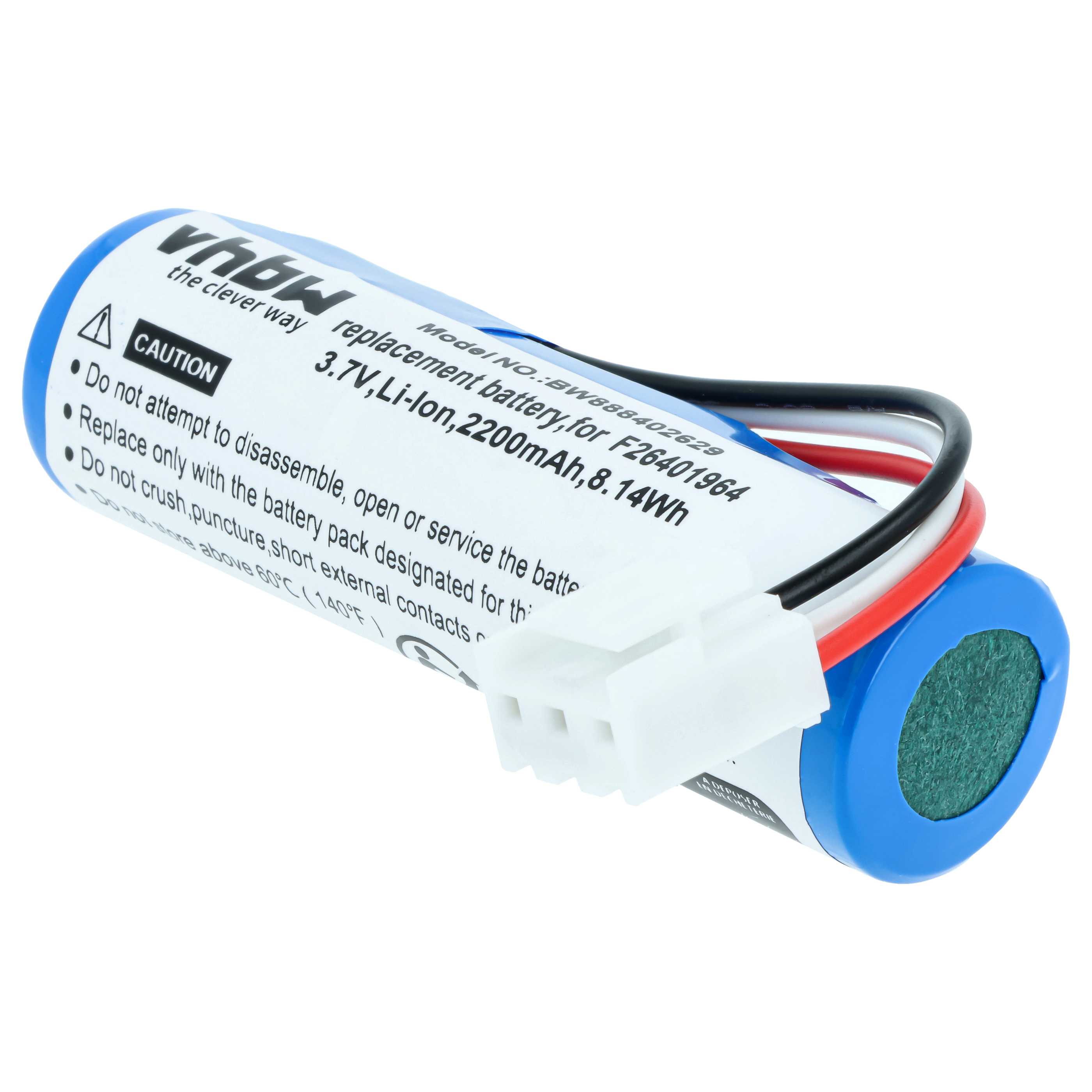 Batterie (5 pcs.) remplace Ingenico 296110884, 295006044 pour lecteur de carte Newland - 2200mAh 3,7V Li-ion