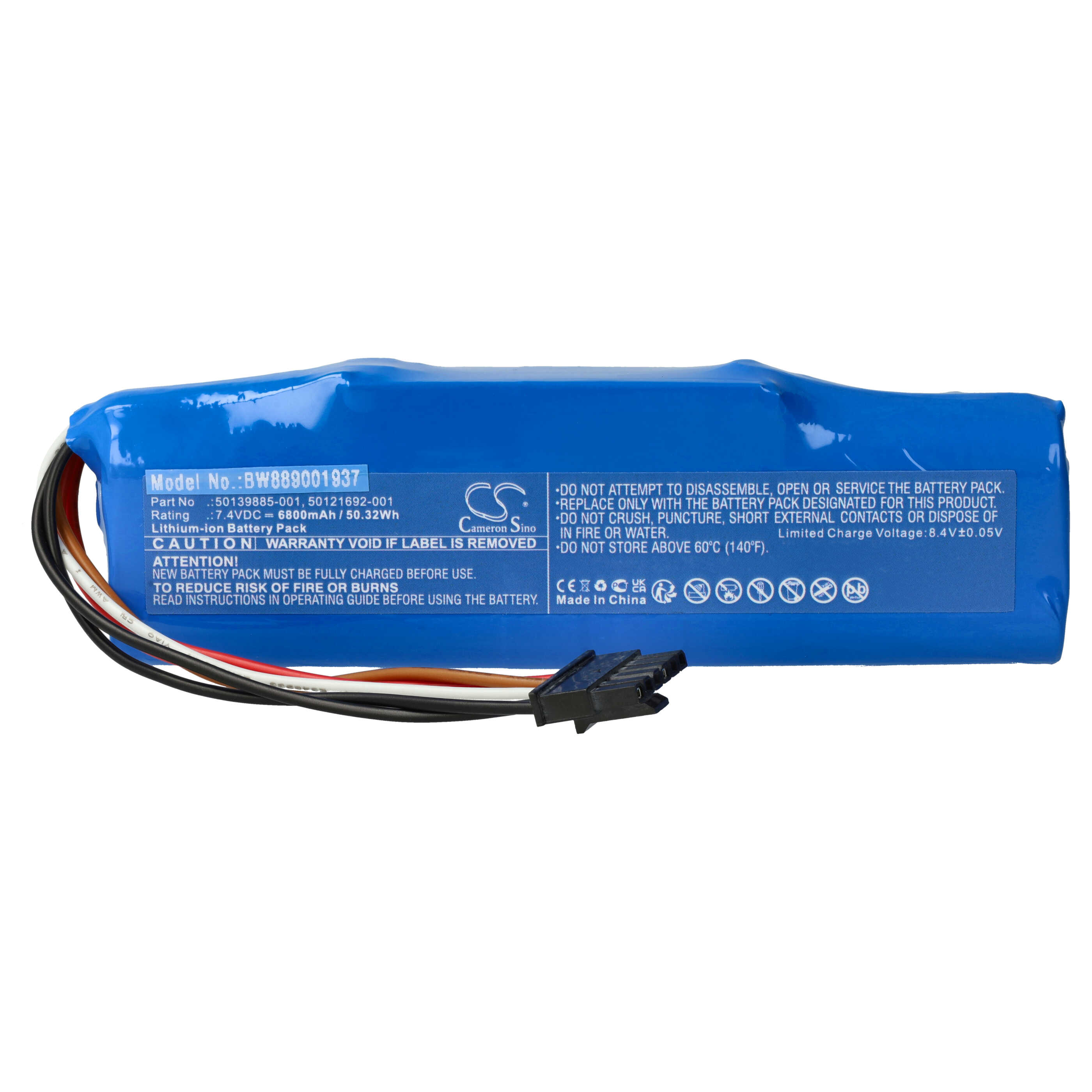 Mobile PC Battery Replacement for Honeywell 50139885-001, L3-52301624A-R, 50121692-001 - 6800mAh 7.4V Li-ion