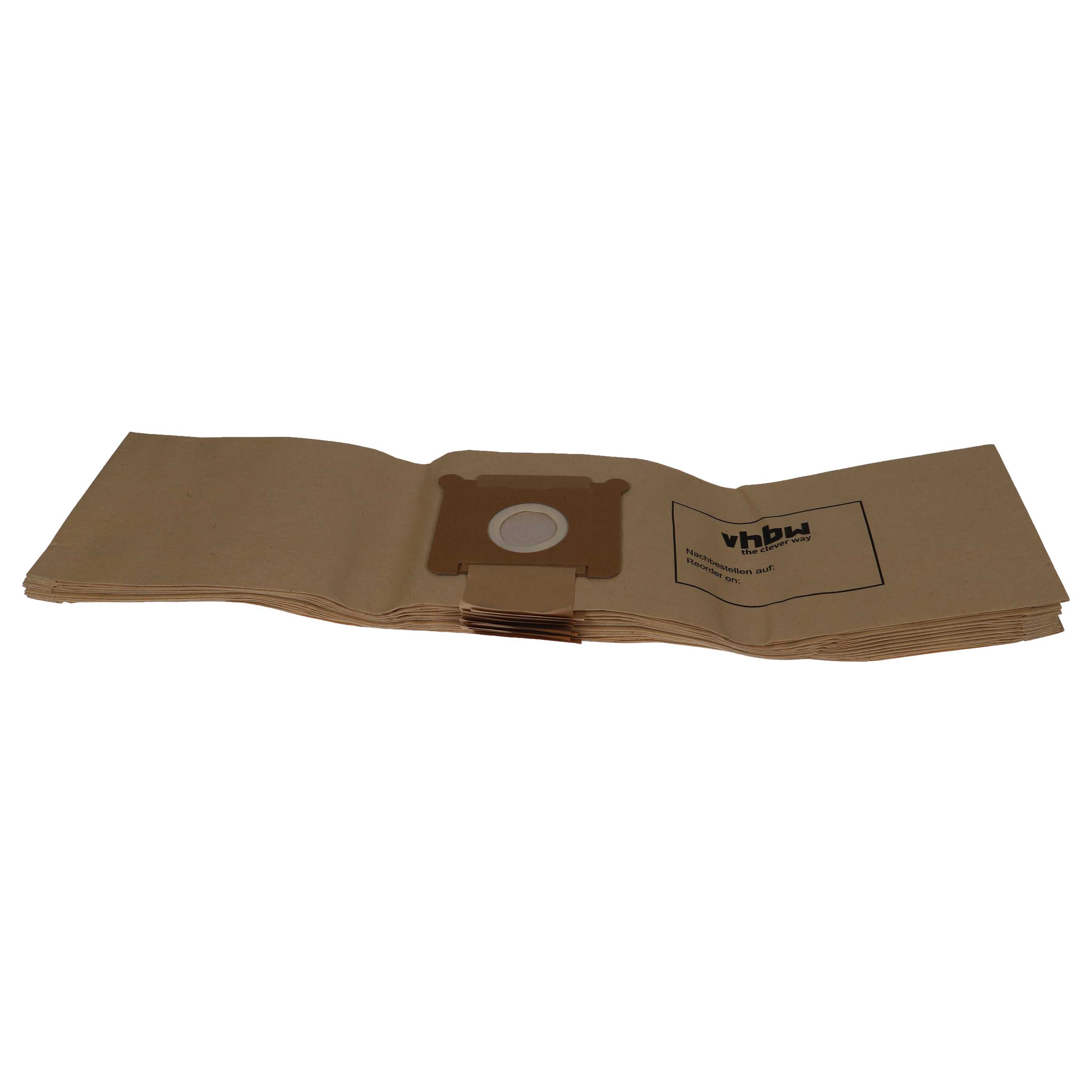 50x Sac remplace Fakir 2204805, 2601805, 3288810, 3270805 pour aspirateur Hako - papier