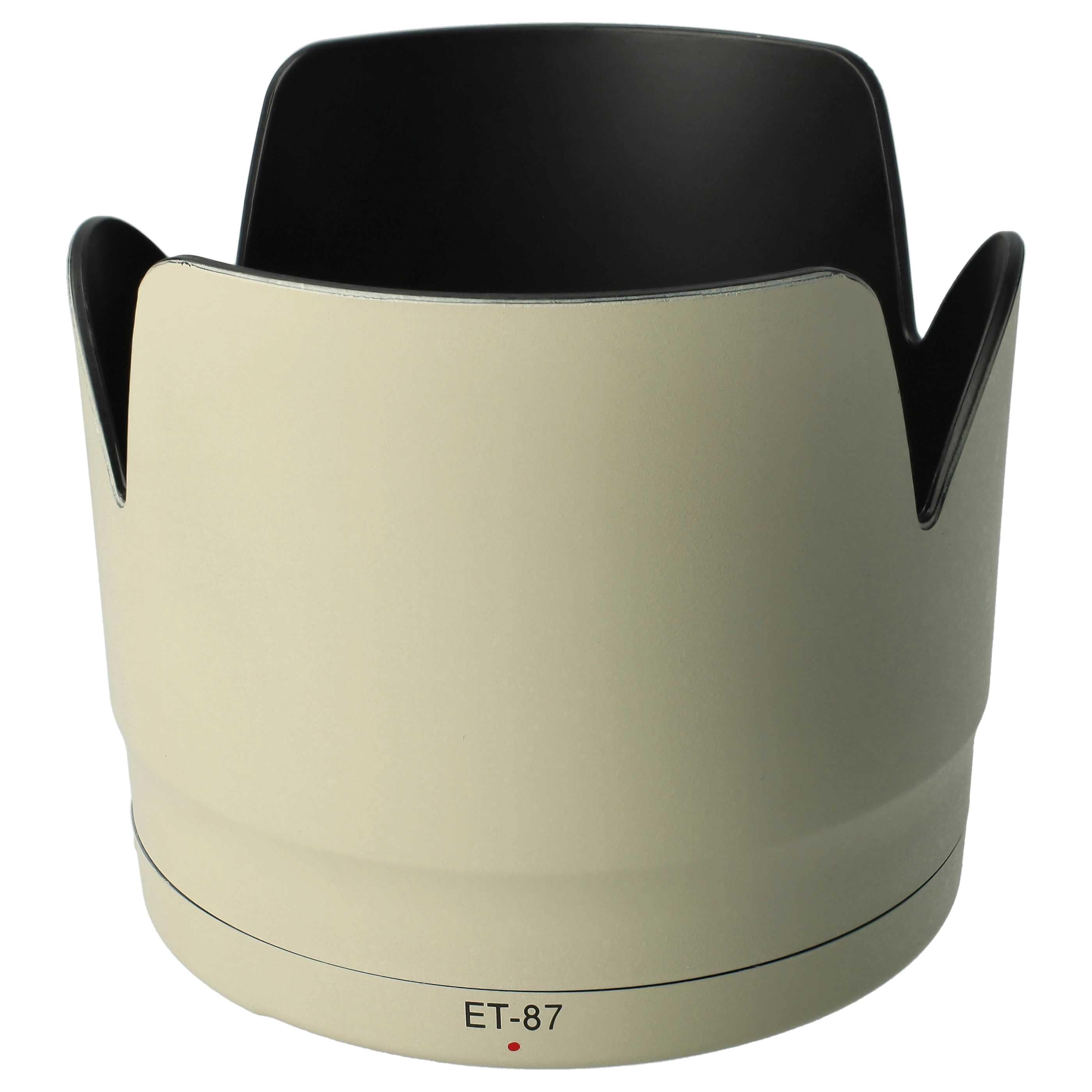 Lens Hood replaces Canon ET-87 for Canon Lens with 77 mm Diameter, plastic, white / grey