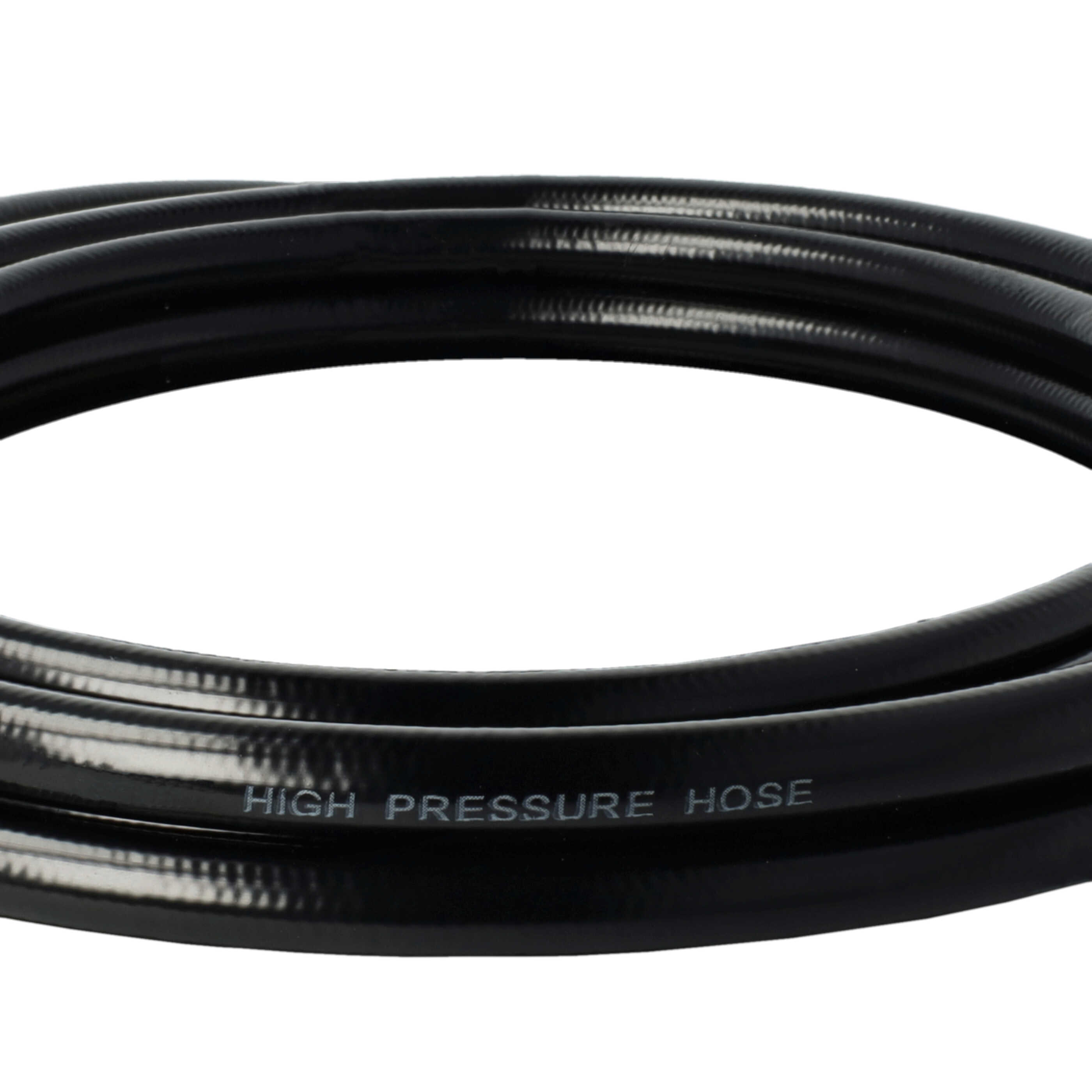 vhbw 3 m Extension Hose High-Pressure Cleaner with M22 x 1.5 Threaded Connection Black