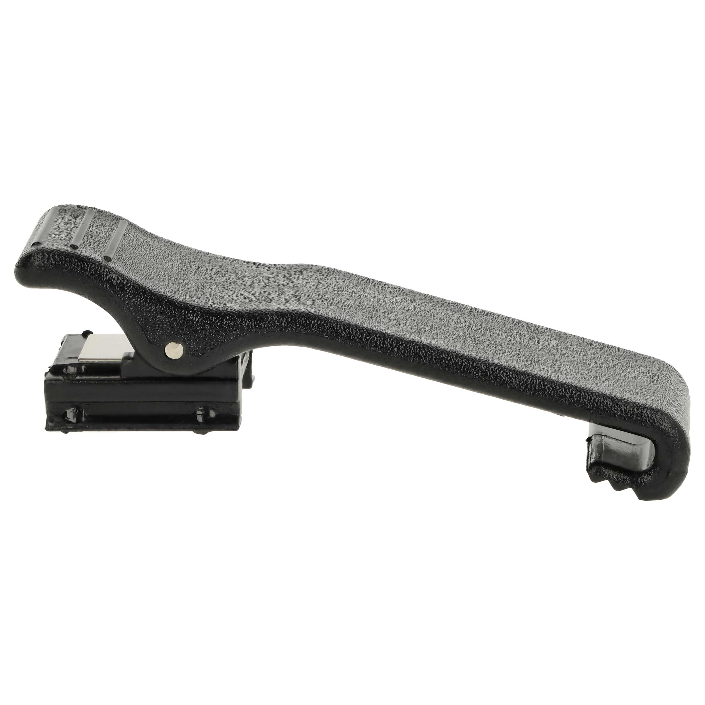 Belt Clip as Replacement for Motorola HLN9724A Radio - Plastic, Black