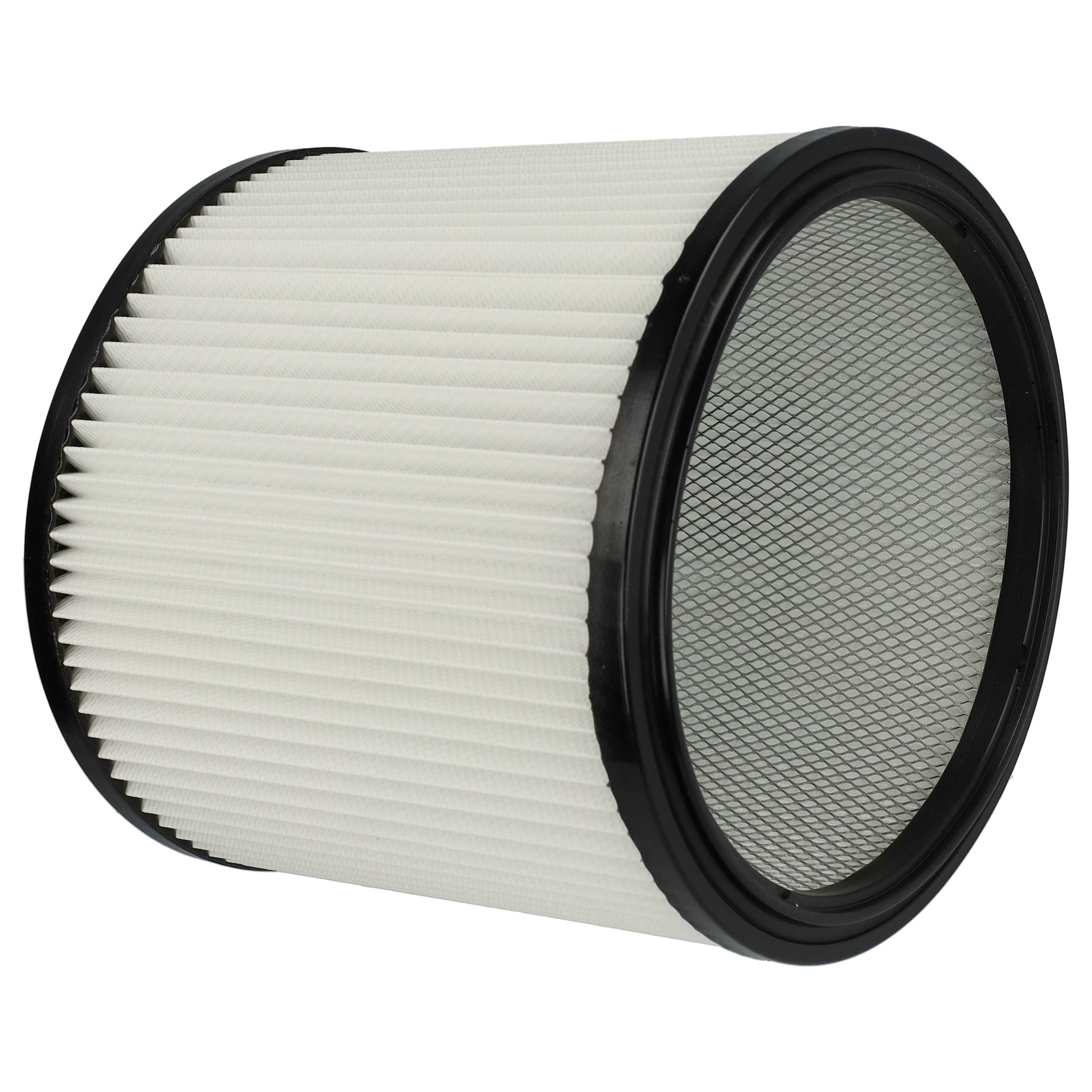 8x Filtercartridge filter replaces Starmix 413525, 4011240413525 for Starmix Vacuum Cleaner, black / white