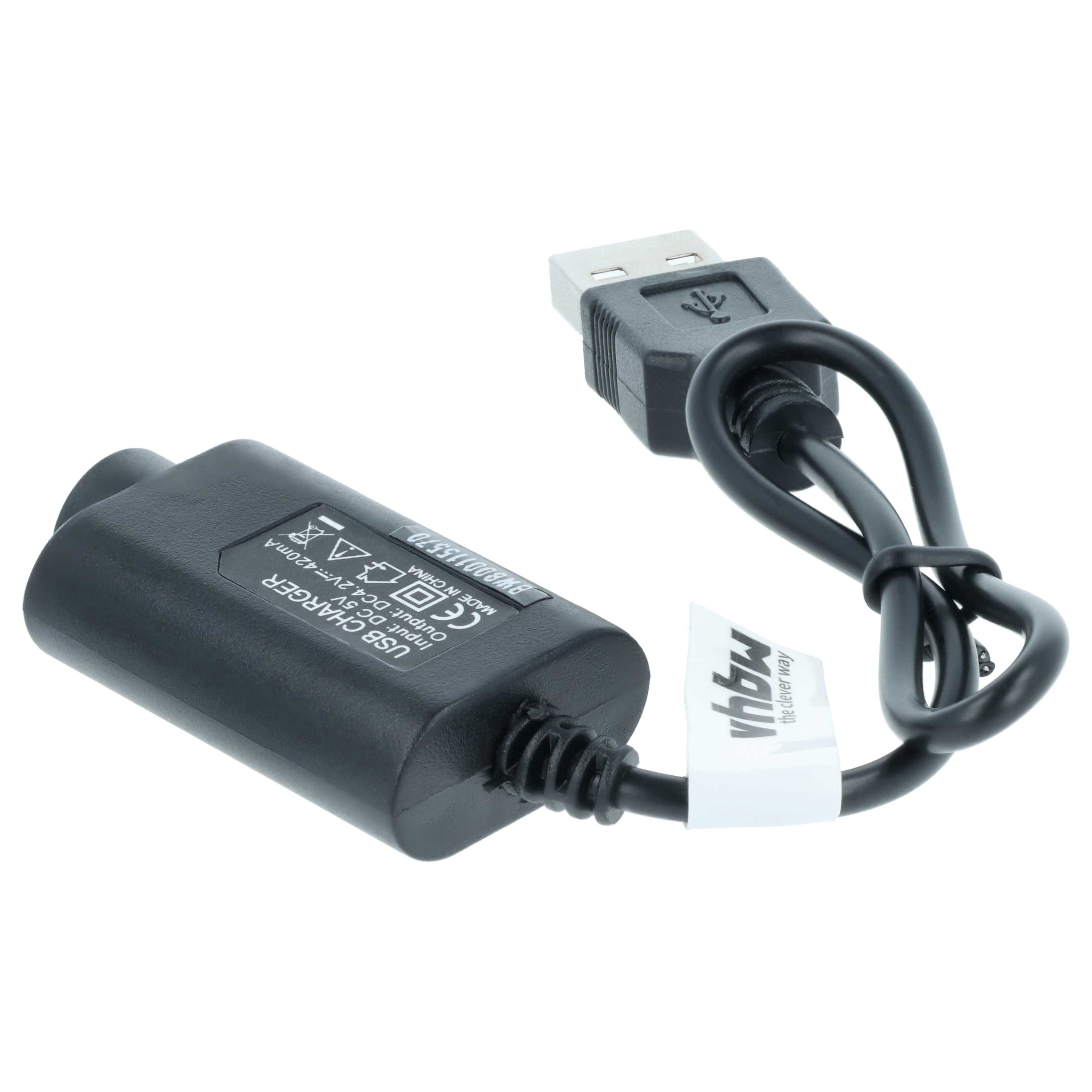 USB Charger suitable for Joyetech, Kanger eGo E-Cigarettes & other Devices with 510 Screw Closure - 25 cm