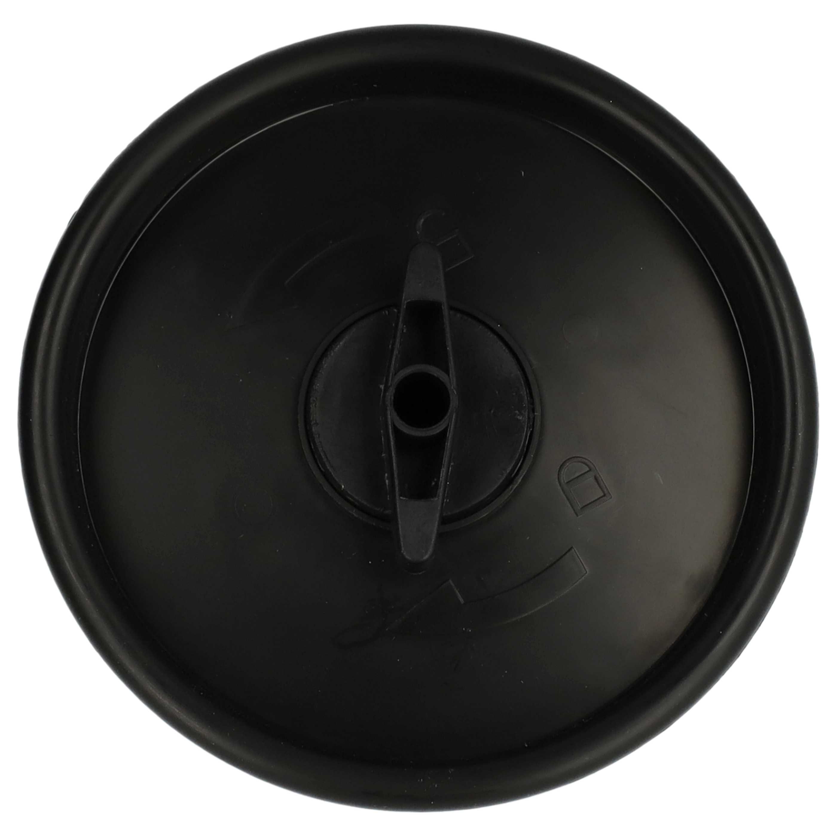4x Filtercartridge filter replaces Grizzly 91092030 for Parkside Vacuum Cleaner, black / yellow