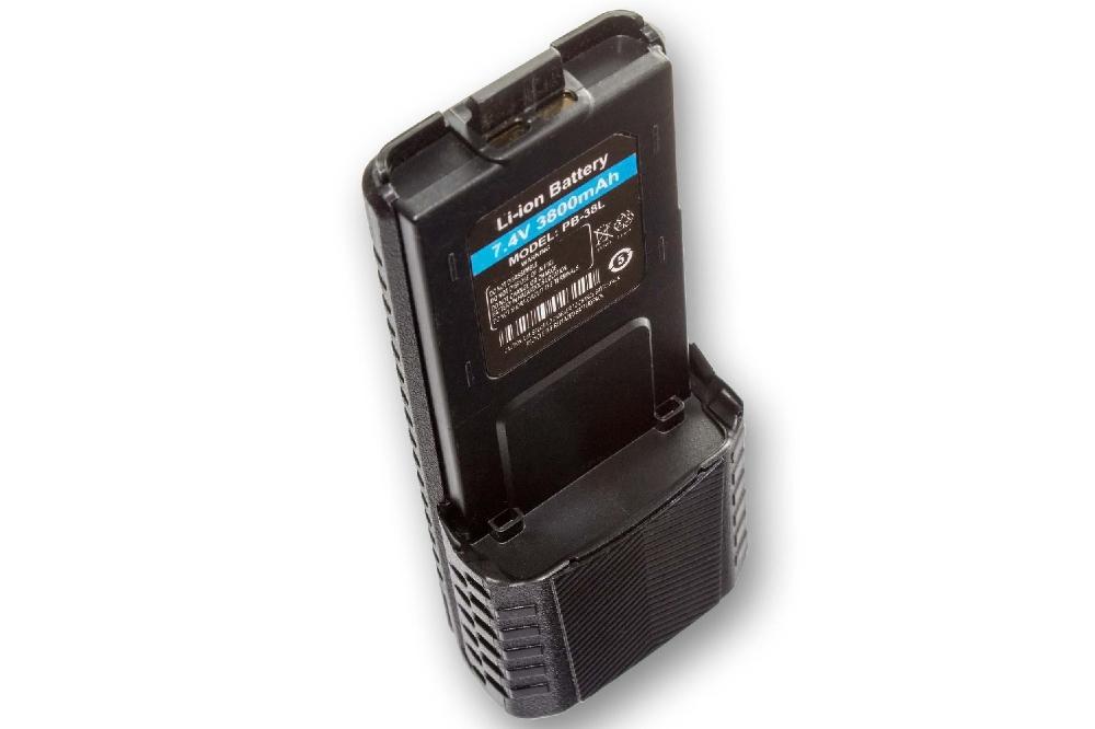 Batería reemplaza Baofeng BL-5 para radio, walkie-talkie TYT - 3800 mAh 7,4 V Li-Ion