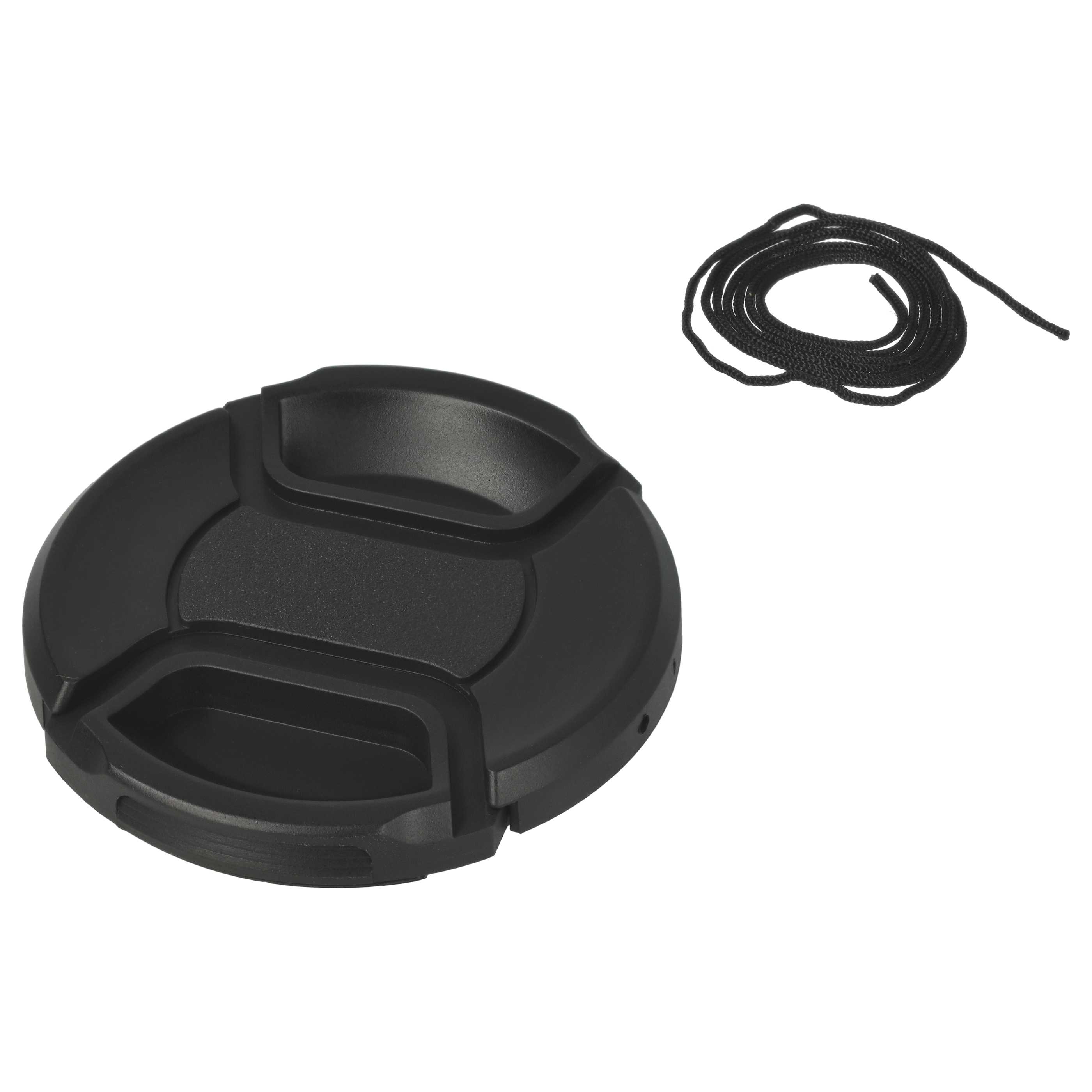 Copriobiettivo 62 mm - con impugnatura interna, plastica, nero