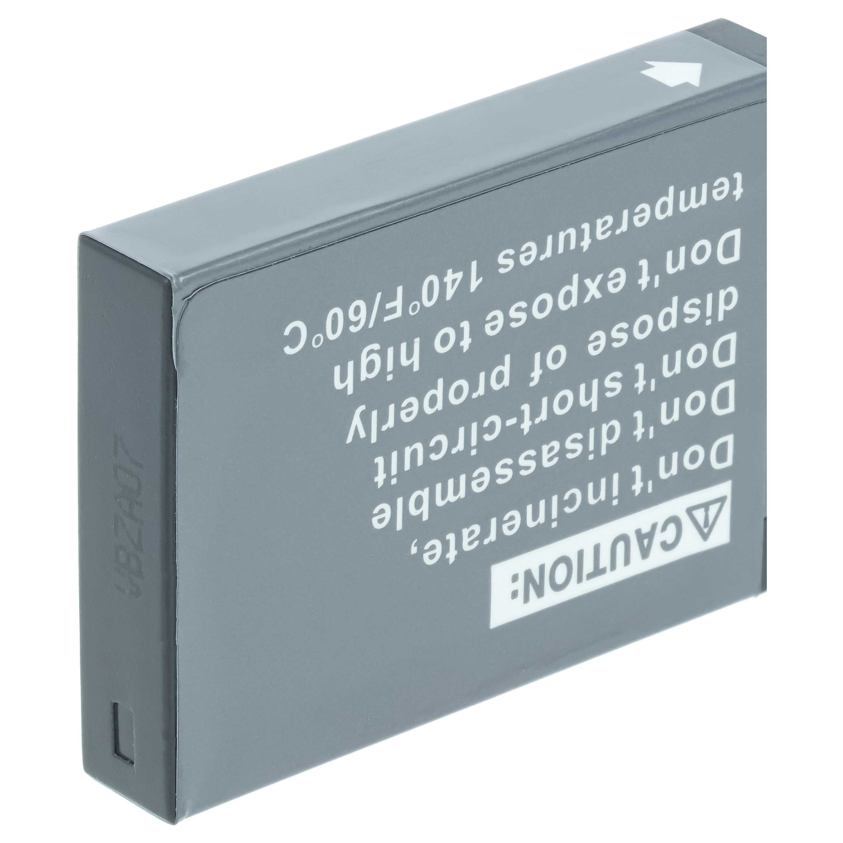 3x Batteria sostituisce Kodak Klic-7003 per fotocamera - 700mAh 3,6V Li-Ion